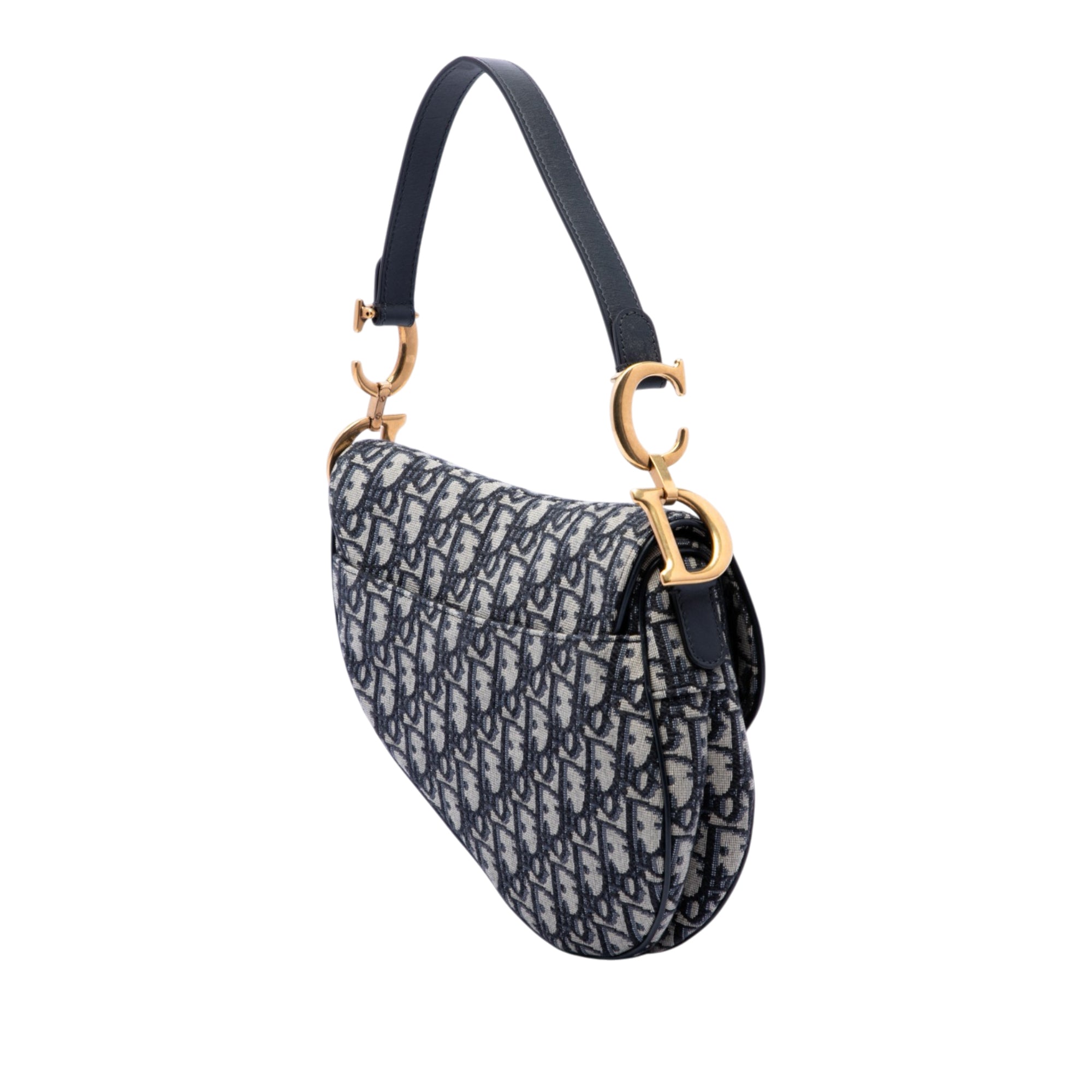 Dior Oblique Canvas Saddle Bag - image 2
