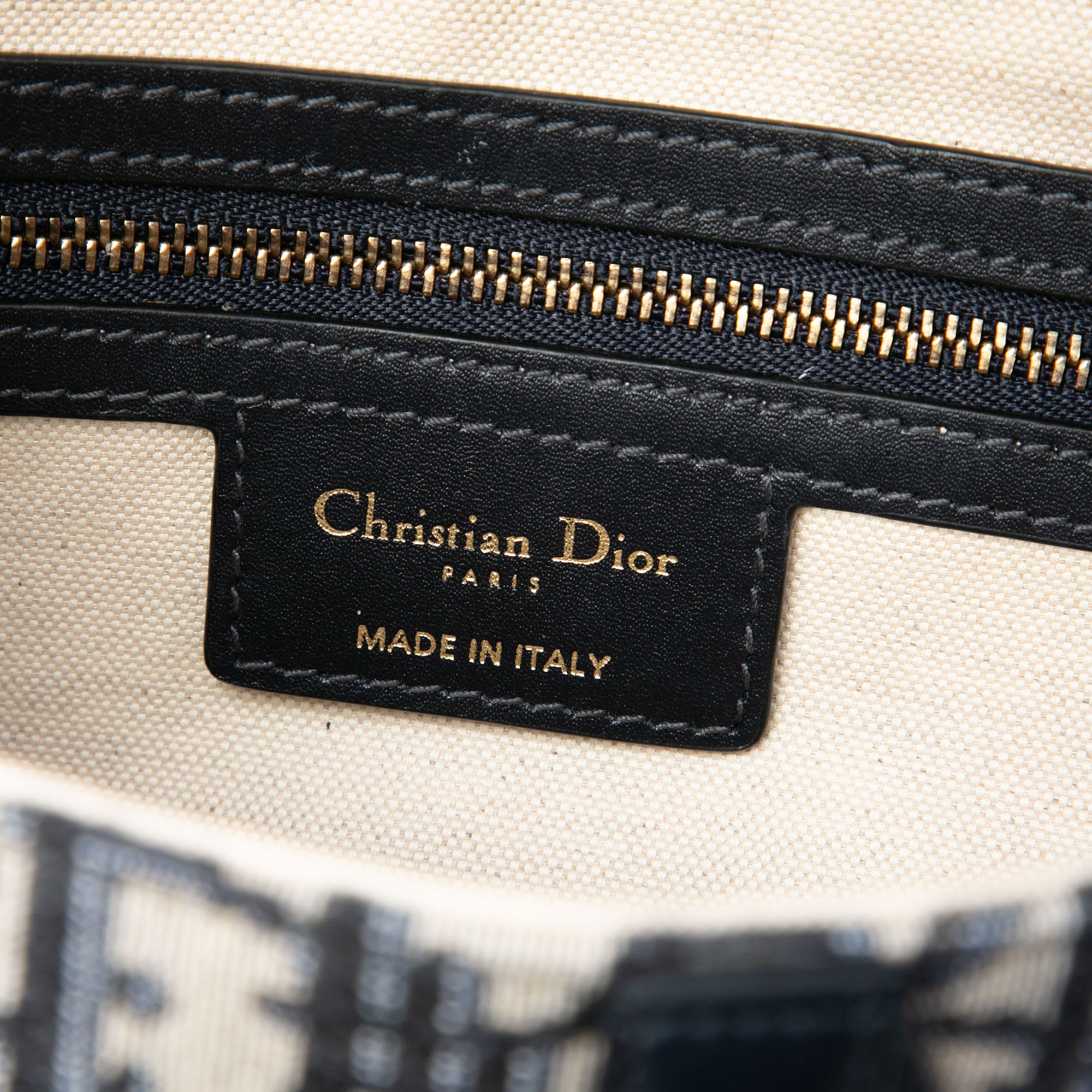 Dior Oblique Canvas Saddle Bag - image 5