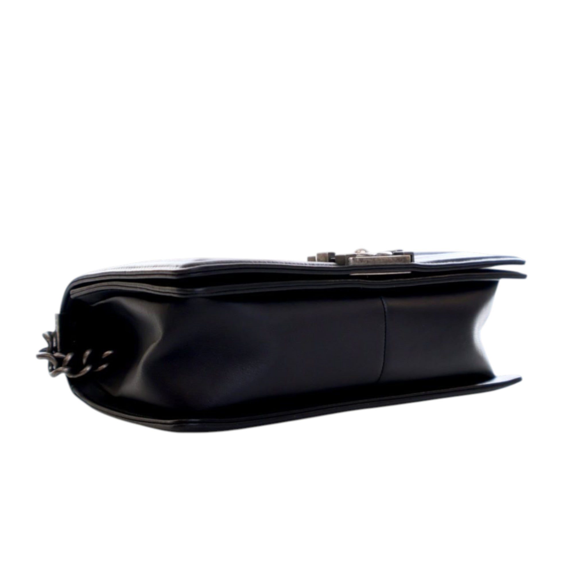 Chanel Old Medium Quilted Lambskin Boy Flap - image 11