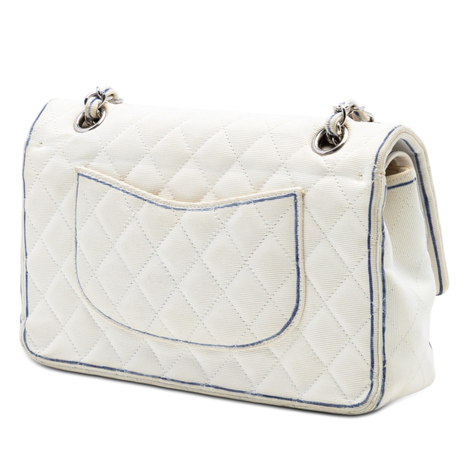 Chanel Medium Classic Printed Grosgrain Double Flap - image 2