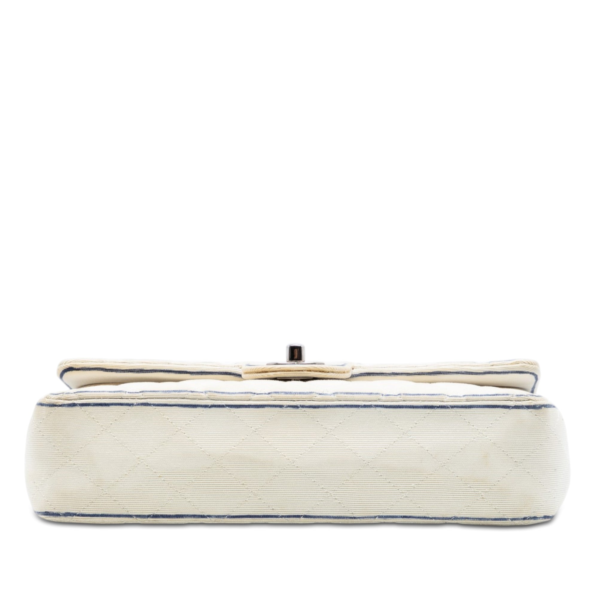 Chanel Medium Classic Printed Grosgrain Double Flap - image 3