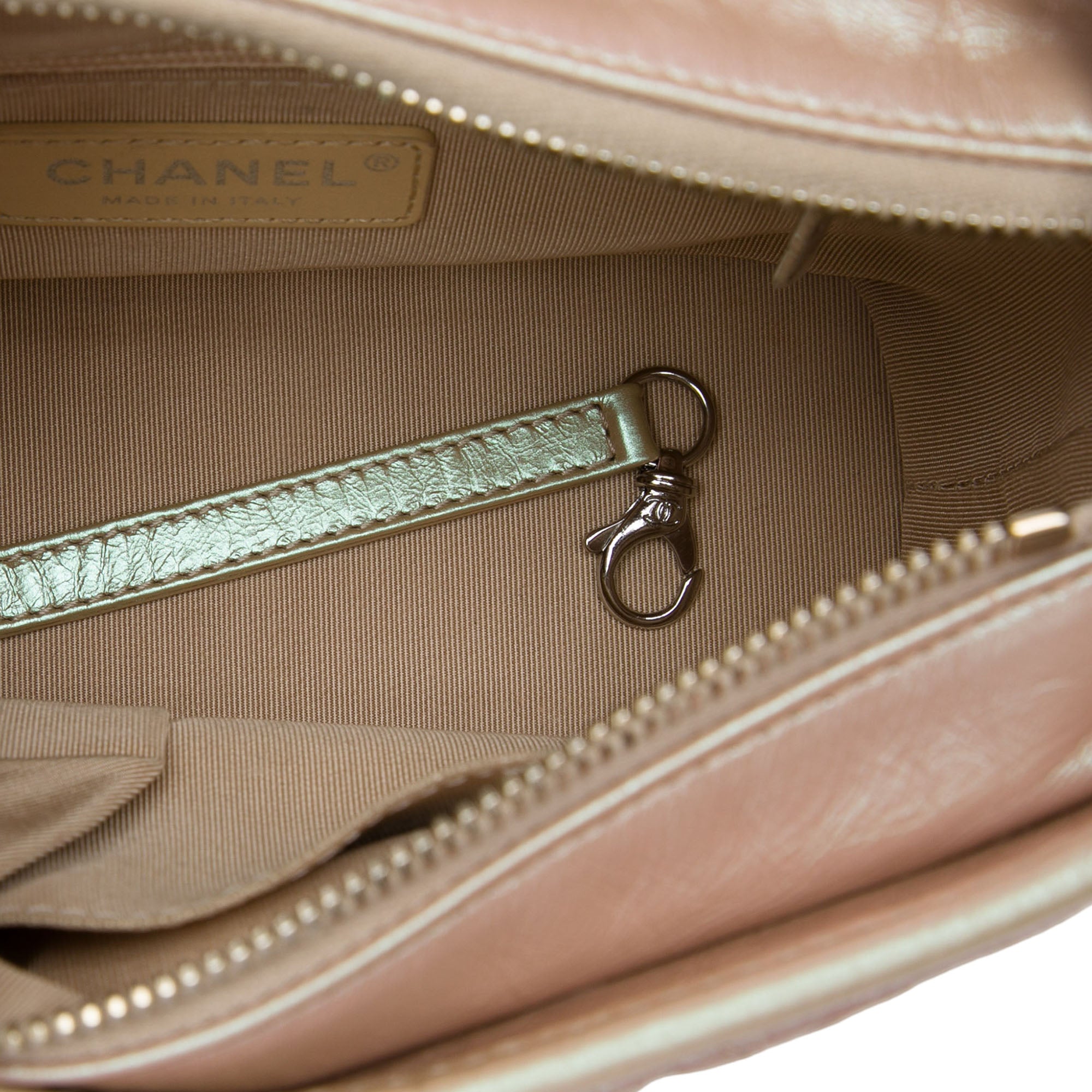 Chanel Small Iridescent Quilted Aged Calfskin Gabrielle Hobo - image 4