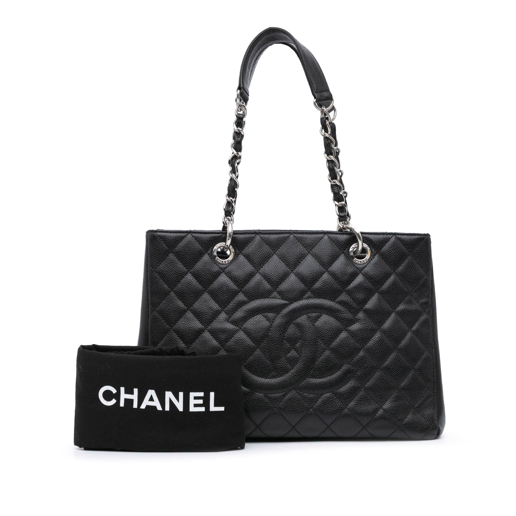 Chanel Caviar Grand Shopping Tote - image 12