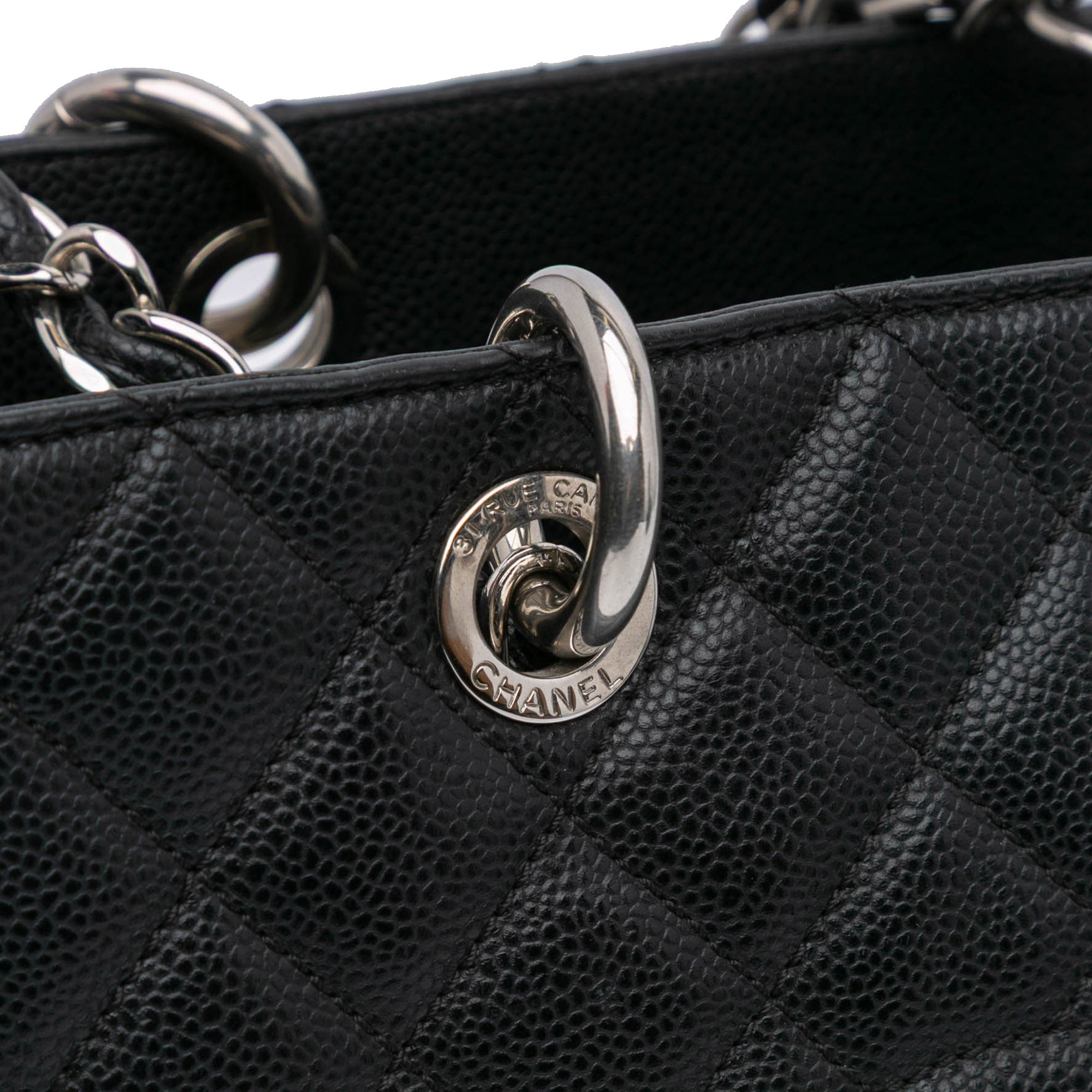 Chanel Caviar Grand Shopping Tote - image 9