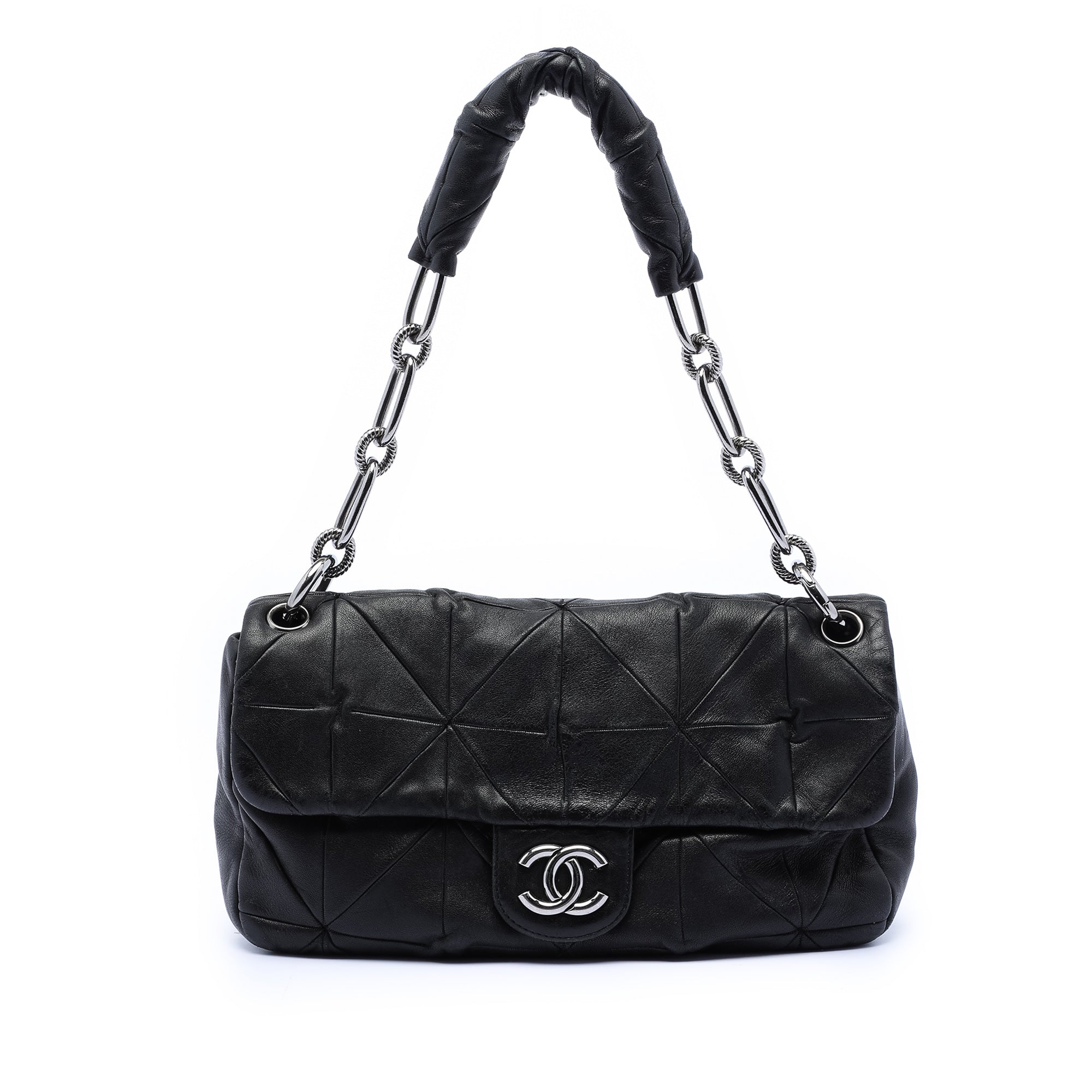 Chanel Quilted Lambskin Origami Soft Squares Flap - image 1