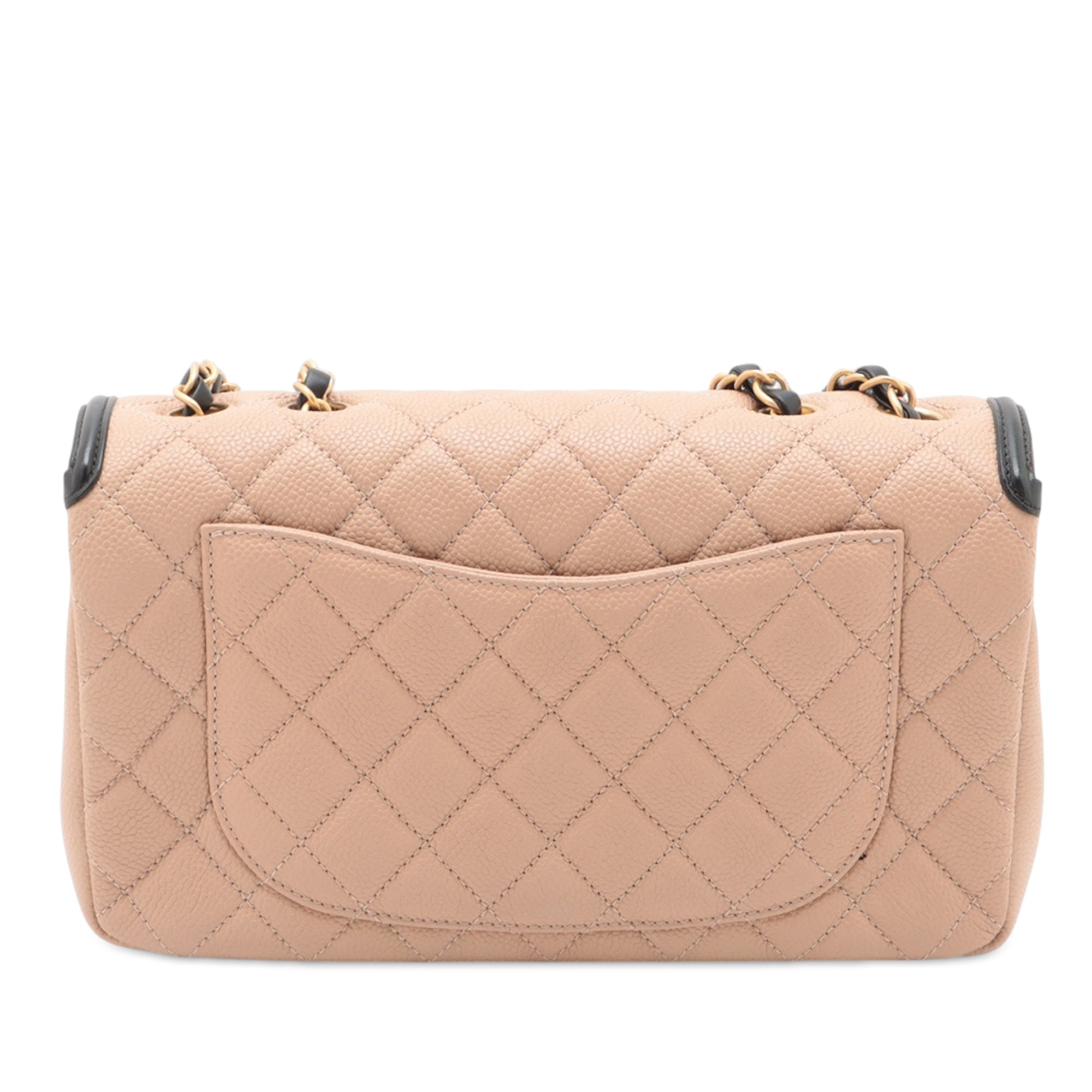 Chanel Medium Bicolor Caviar CC Filigree Flap - image 2