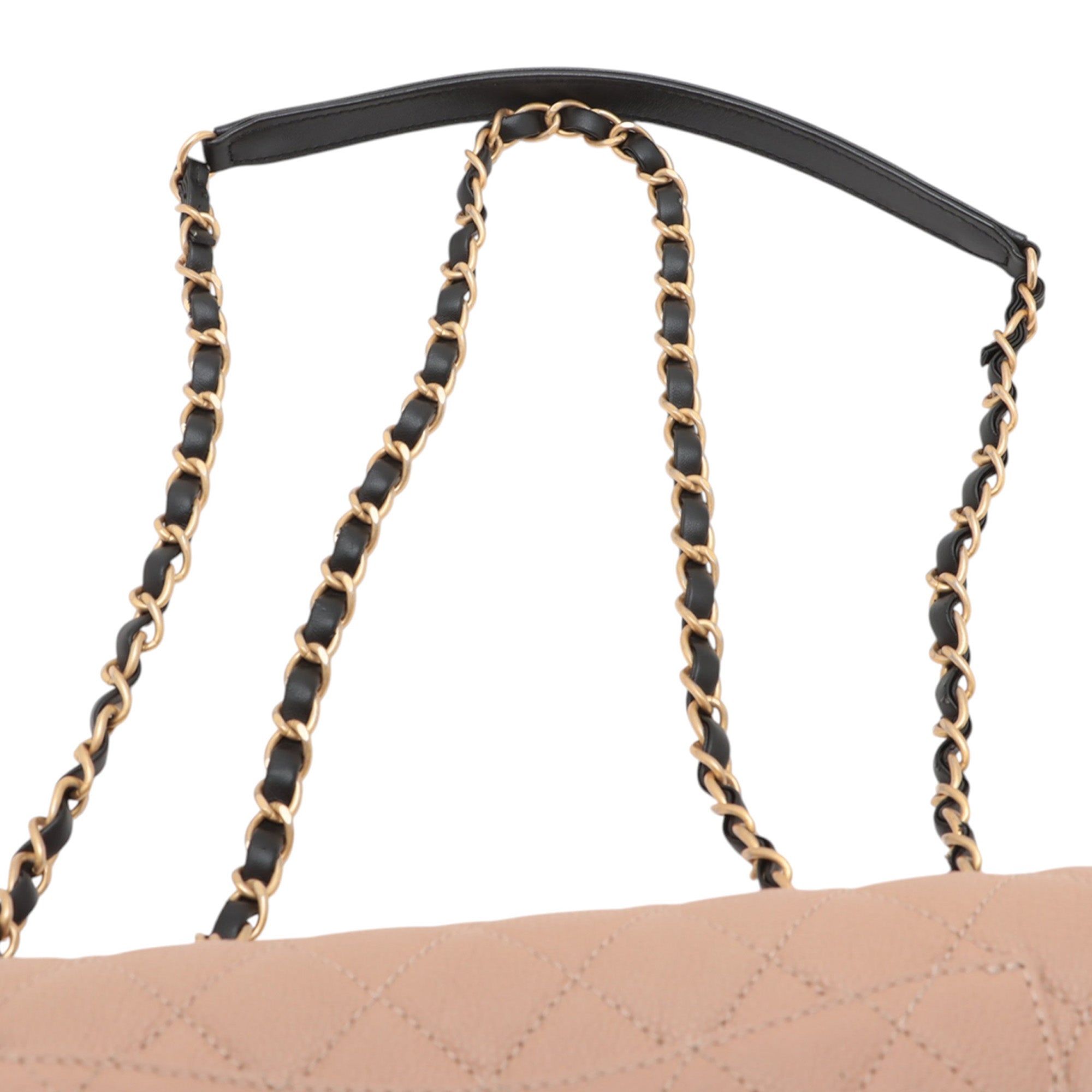 Chanel Medium Bicolor Caviar CC Filigree Flap - image 9