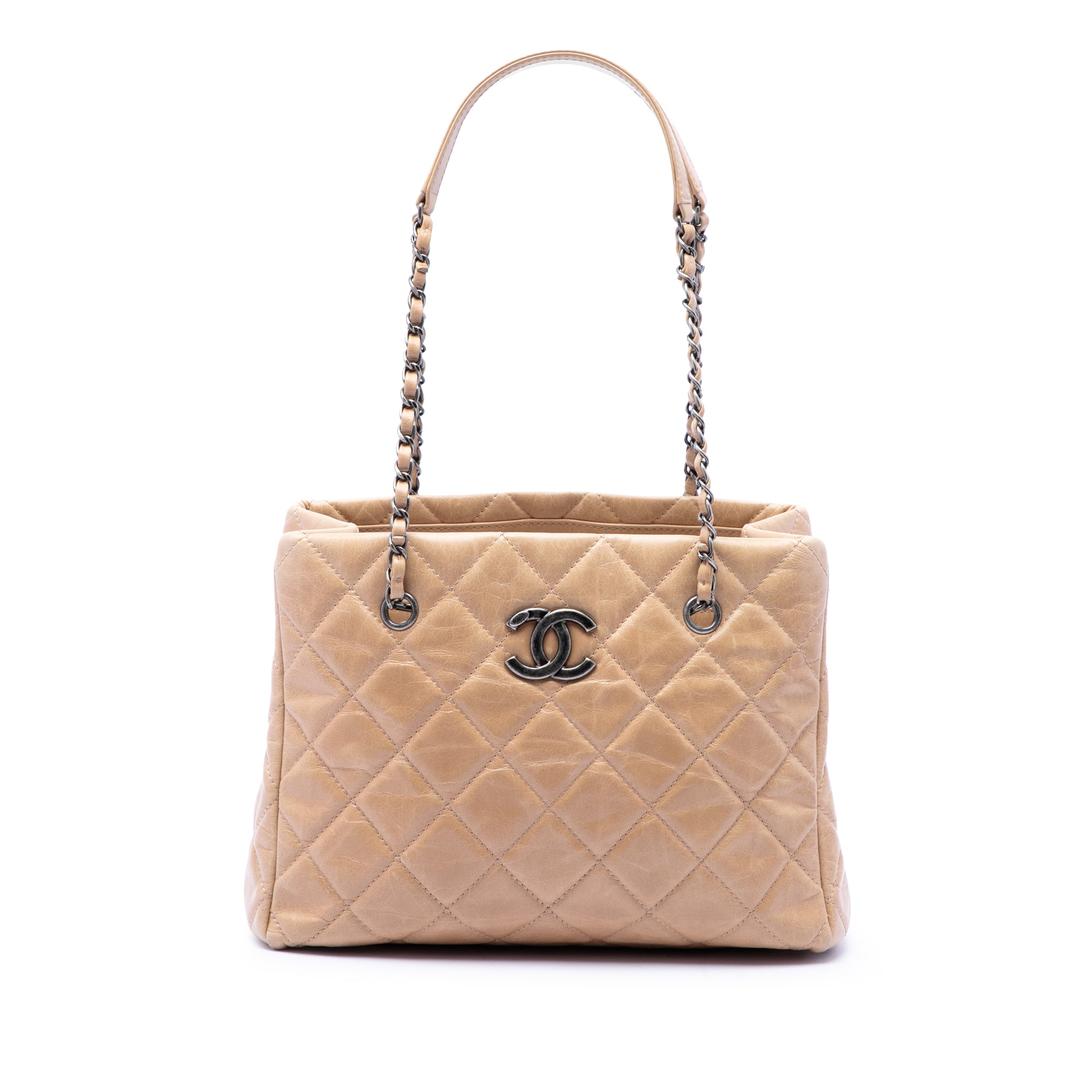 Chanel Paris Dubai Quilted Calfskin Coco Soft Tote - image 1