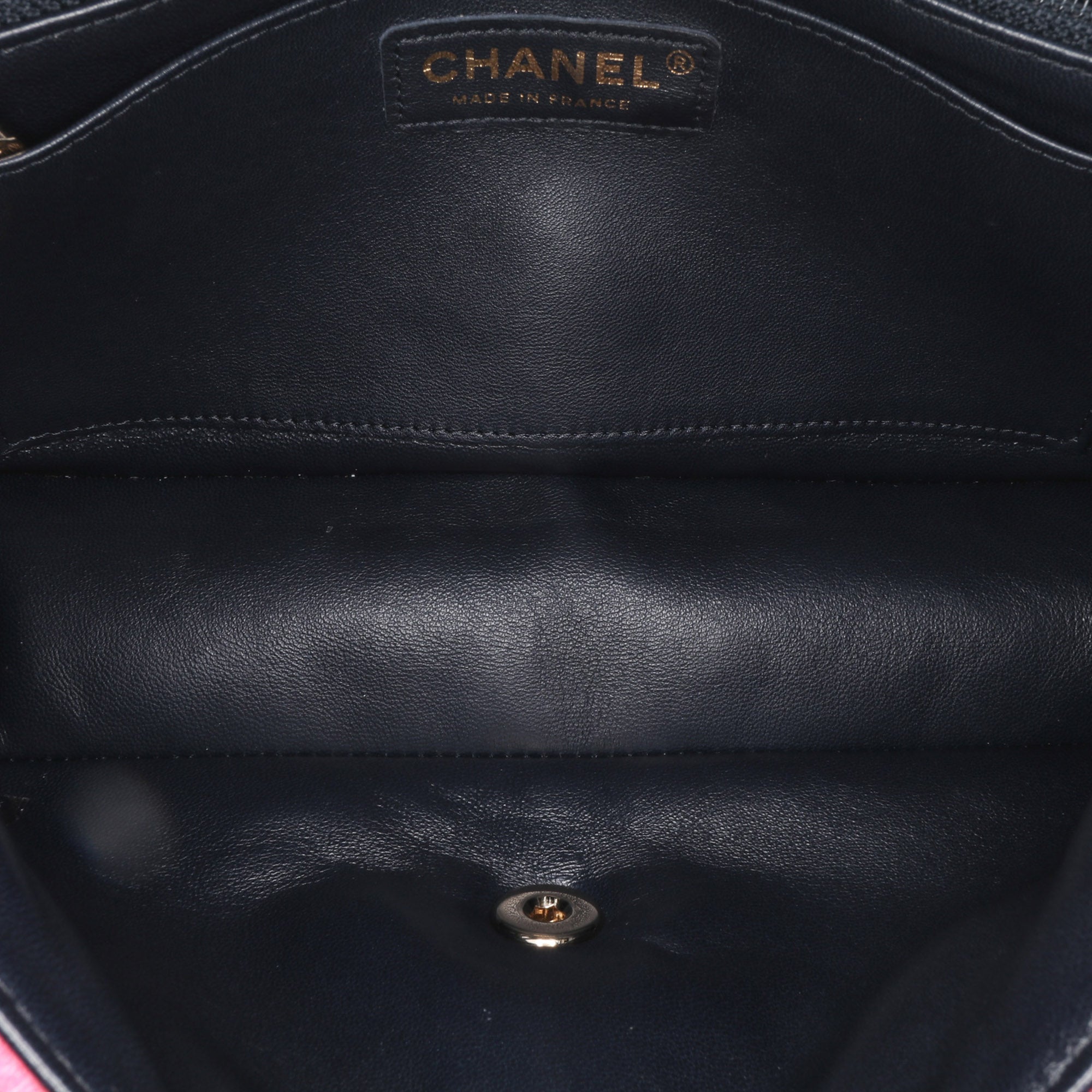 Chanel Medium Woven Jersey Single Flap - image 4