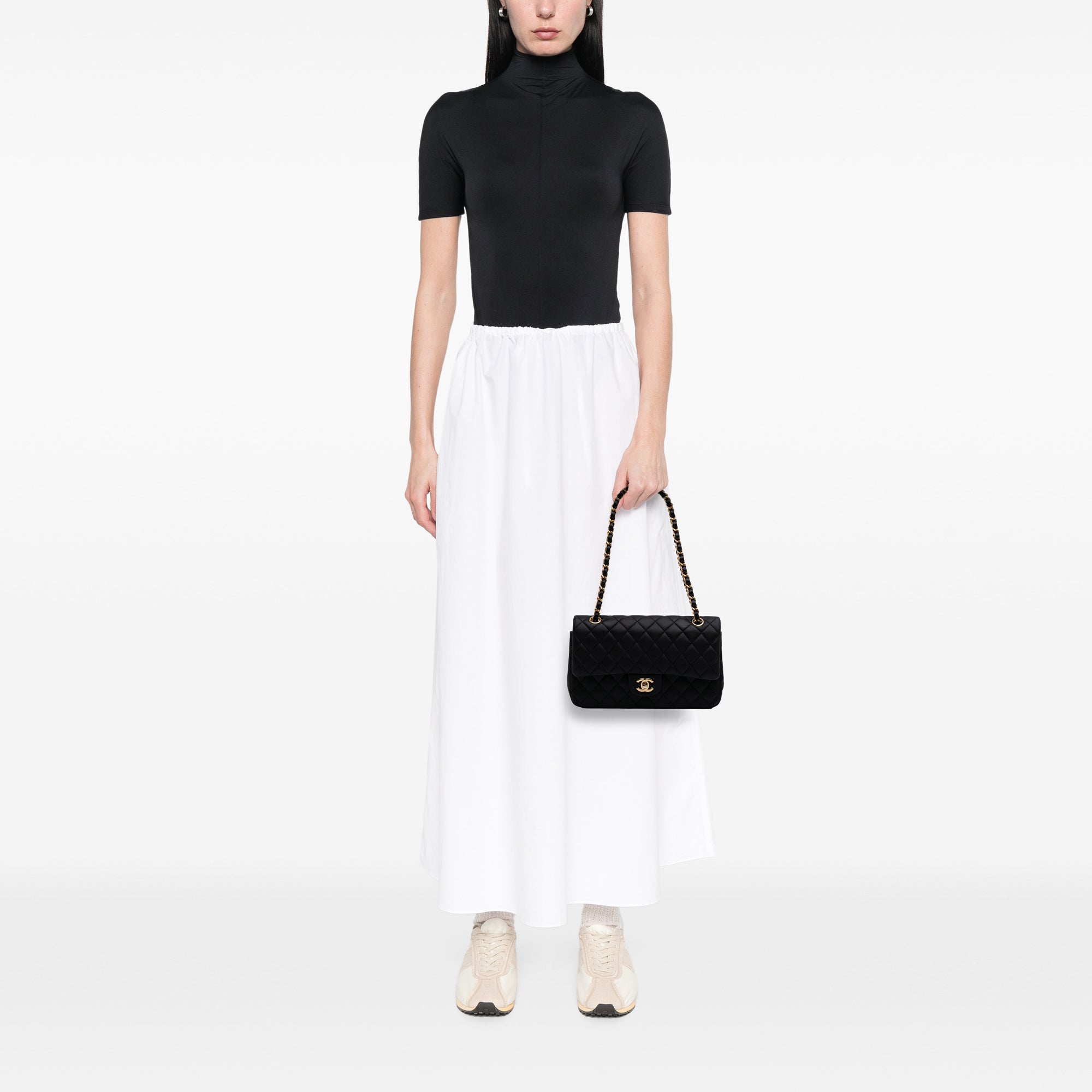 Chanel Medium Classic Lambskin Double Flap - image 11