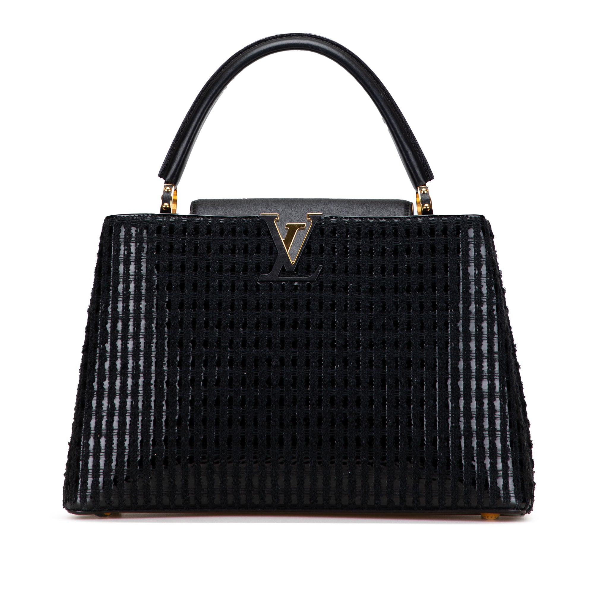 Louis Vuitton Tweed Capucines Old MM - image 1