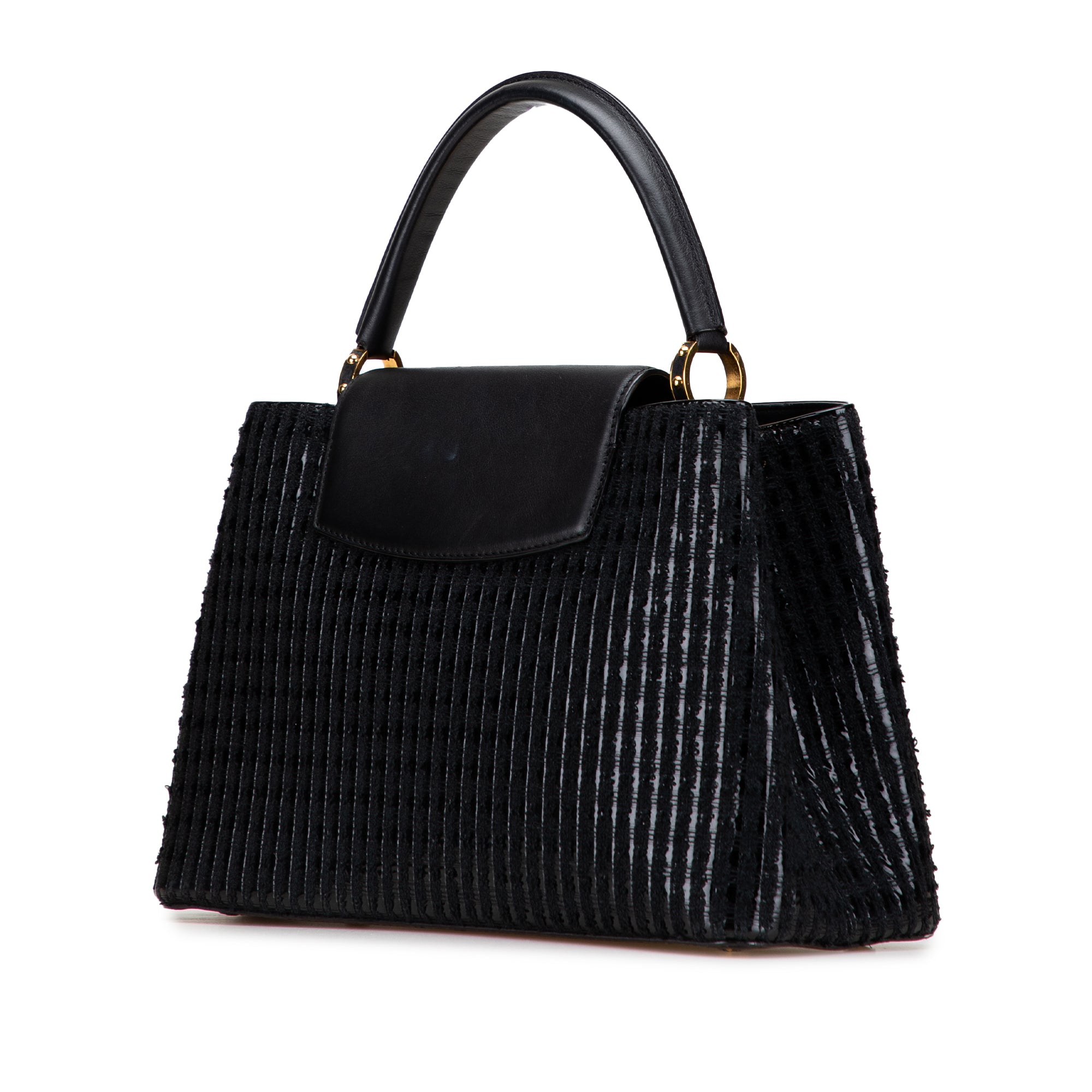 Louis Vuitton Tweed Capucines Old MM - image 2