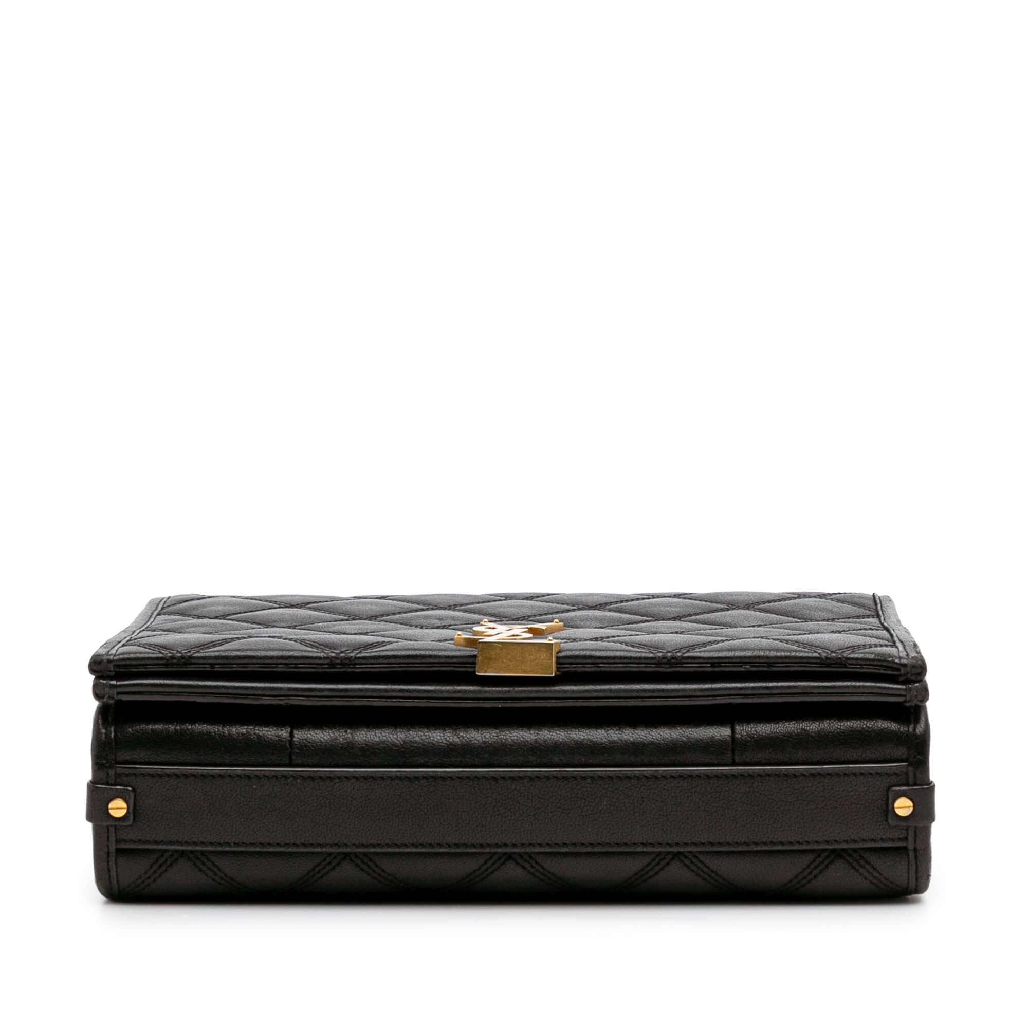 YSL Mini Quilted Lambskin Becky Chain Shoulder Bag