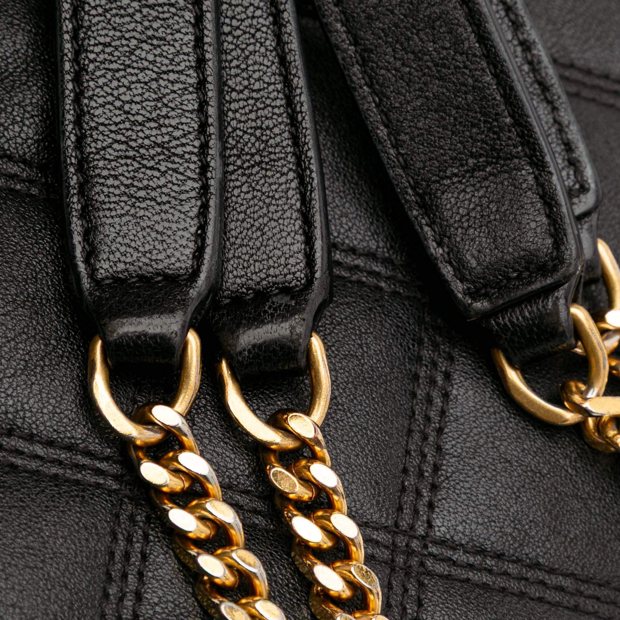YSL Mini Quilted Lambskin Becky Chain Shoulder Bag