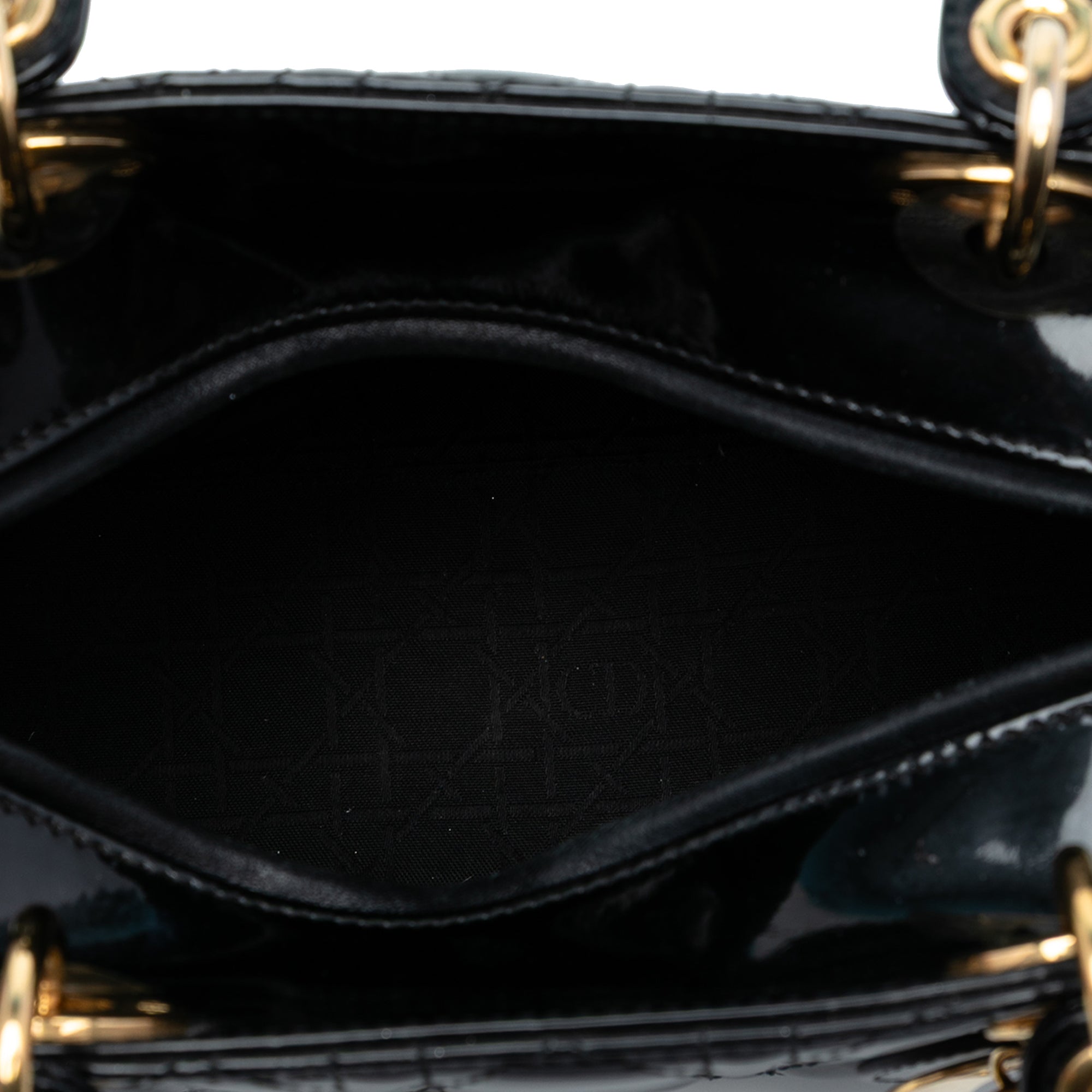 Dior Medium Patent Cannage Lady Dior - image 4