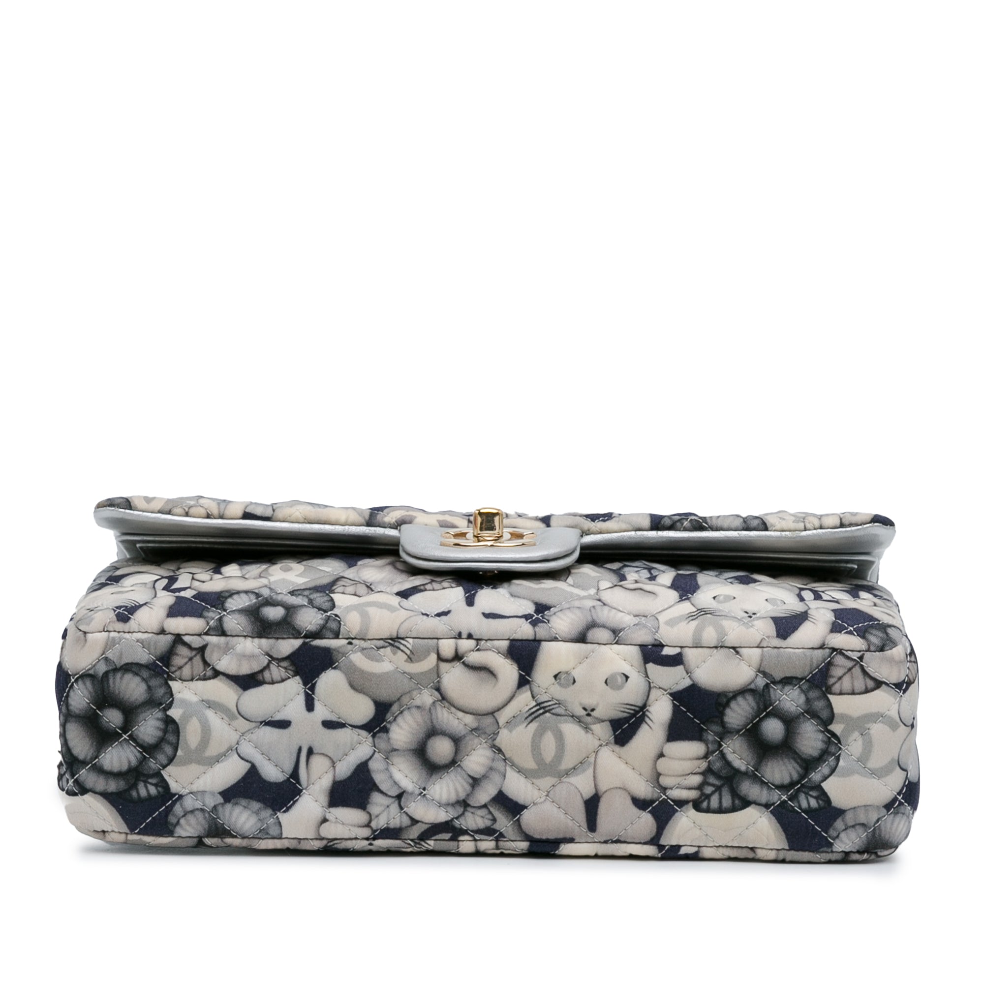 Chanel Medium Classic Nylon Cat Emoticon Double Flap - image 4