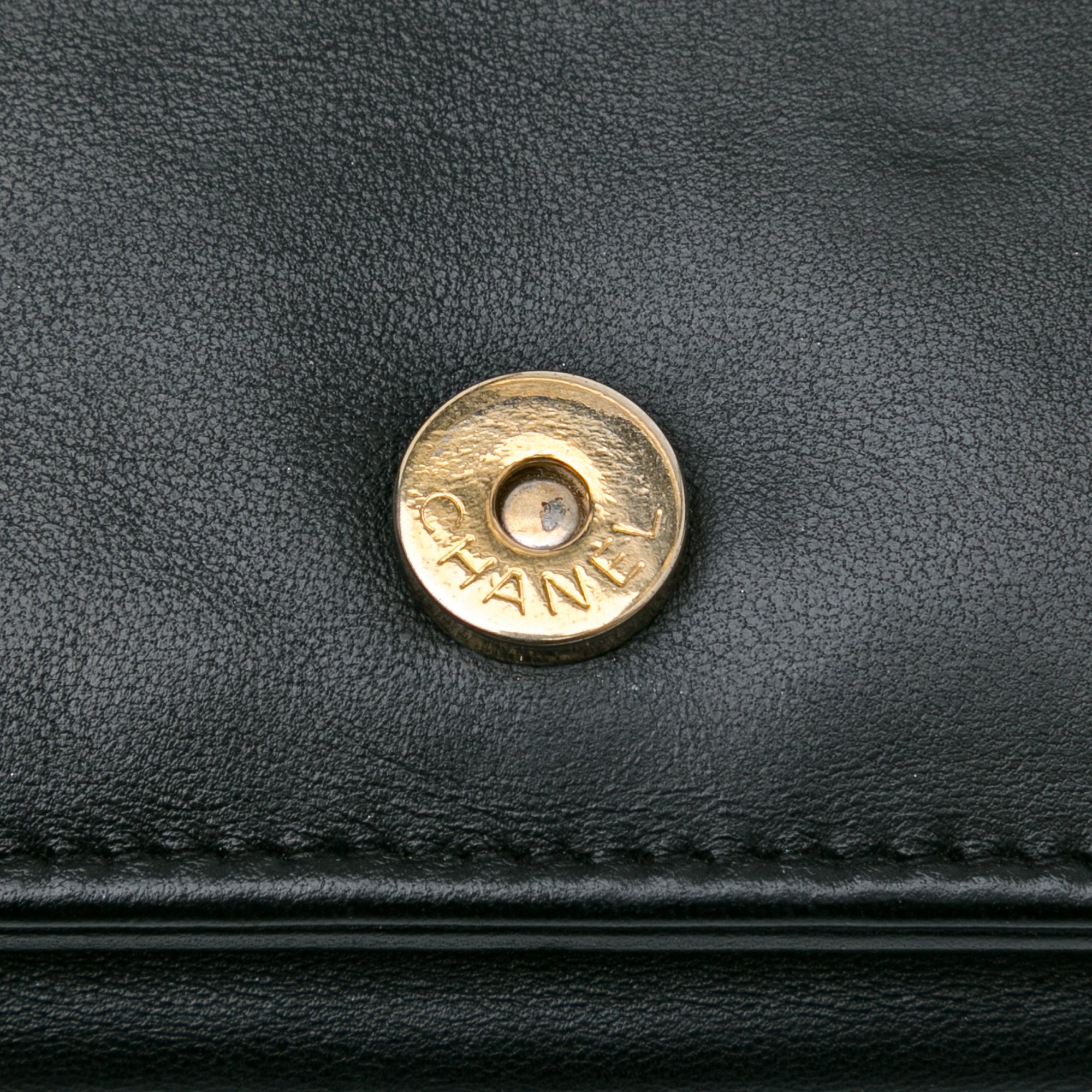 Chanel Pleated Crumpled Chevron Calfskin Boy Wallet On Chain - image 11