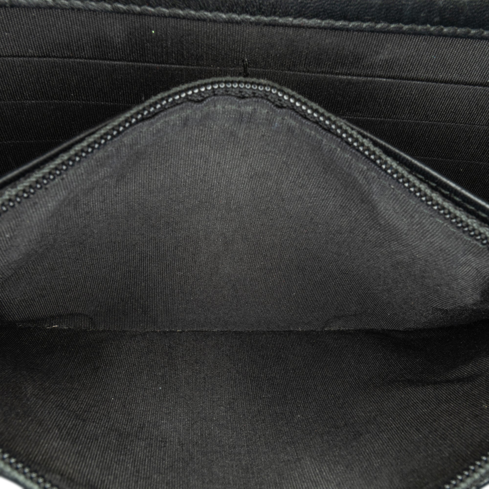 Chanel Pleated Crumpled Chevron Calfskin Boy Wallet On Chain - image 6