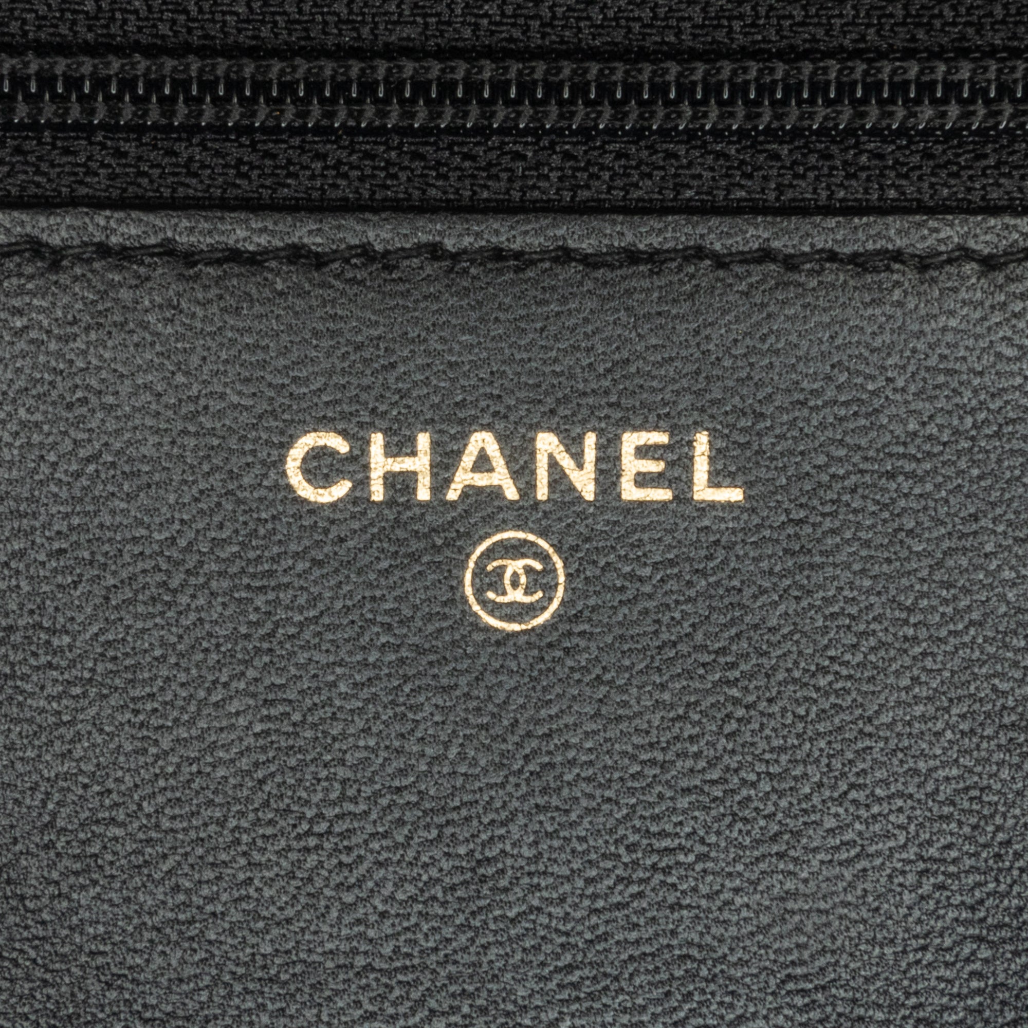 Chanel Pleated Crumpled Chevron Calfskin Boy Wallet On Chain - image 8