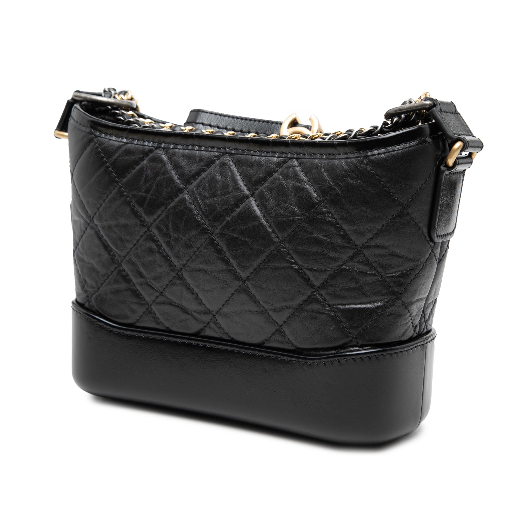 Chanel Small Quilted Aged Calfskin Gabrielle Hobo - image 2