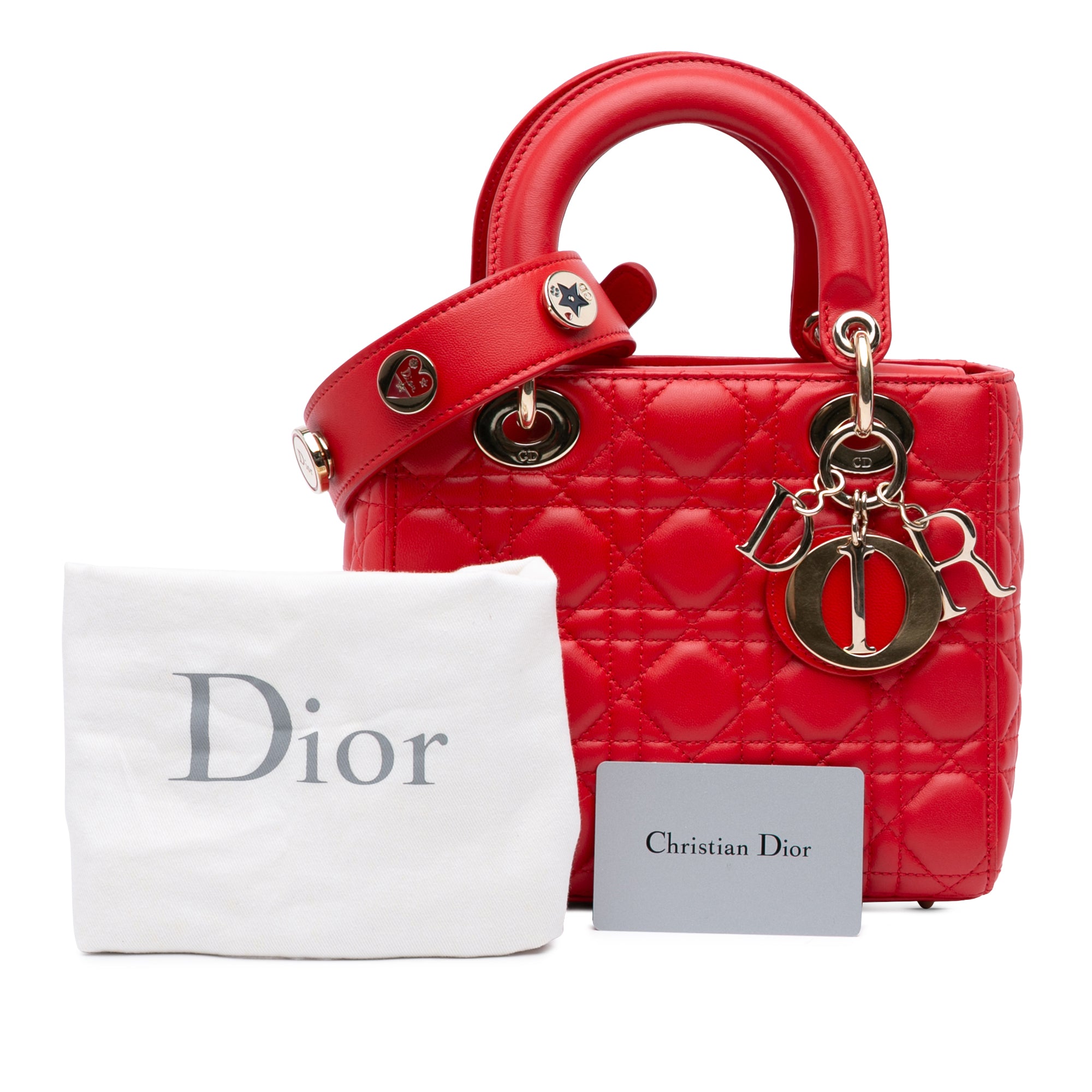 Dior Small Lambskin Cannage My ABCDior Lady Dior - image 9
