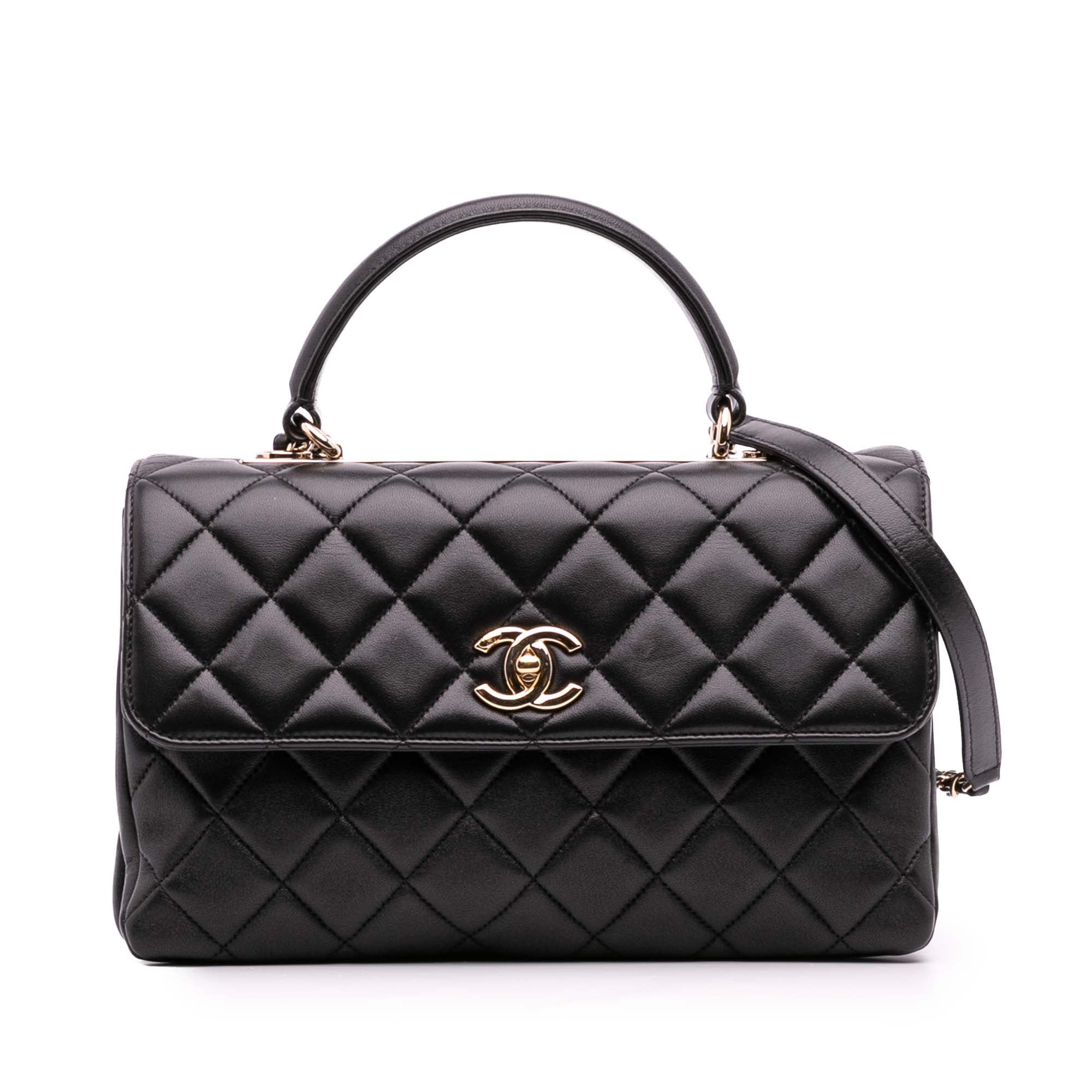Chanel Medium Lambskin Trendy CC Top Handle Bag - image 2