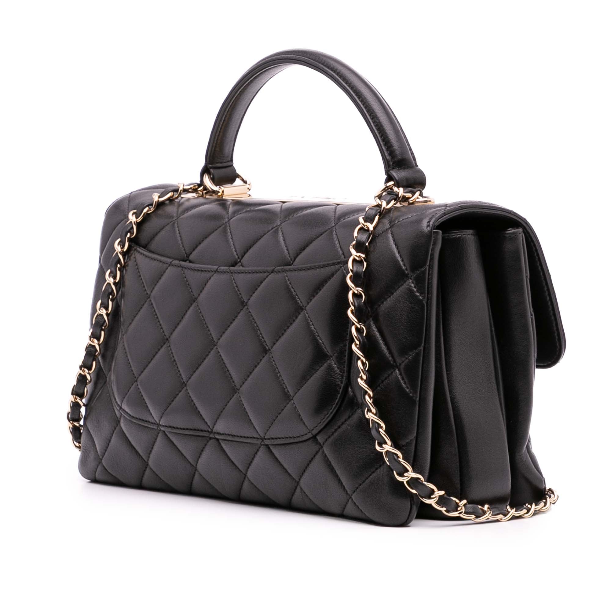 Chanel Medium Lambskin Trendy CC Top Handle Bag - image 3