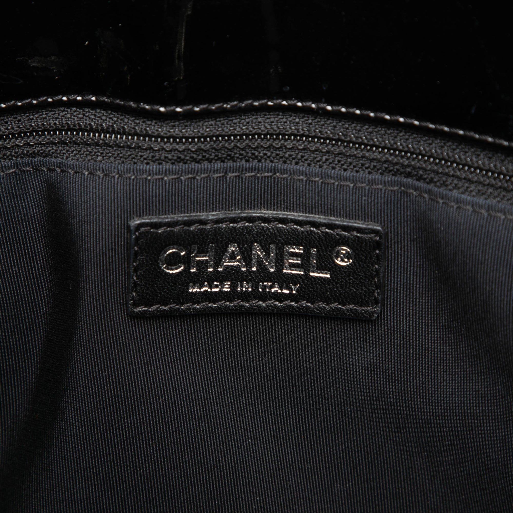 Chanel Patent Grand Shopping Tote - image 5