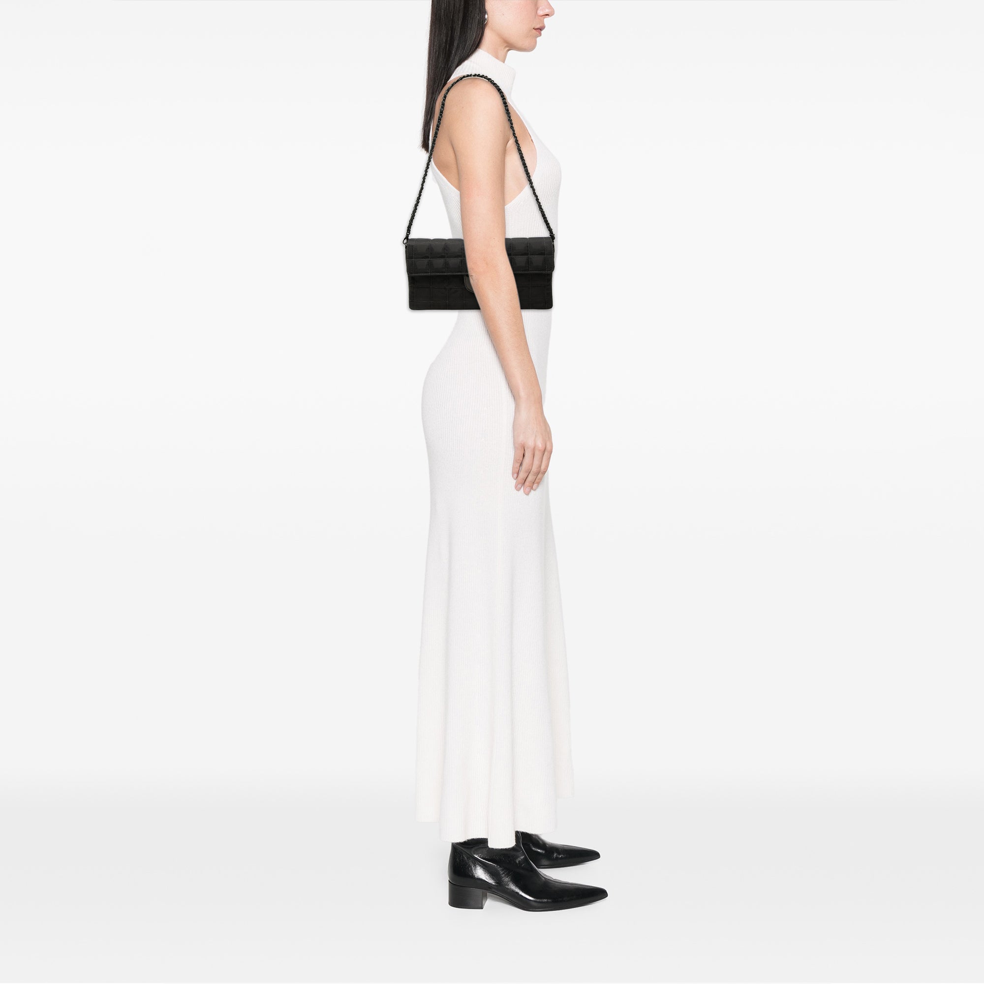 Chanel New Travel Line Nylon East West Flap - image 6