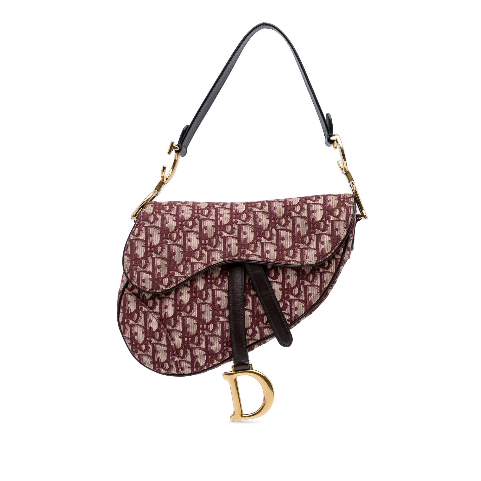 Dior Oblique Canvas Saddle Bag - image 1