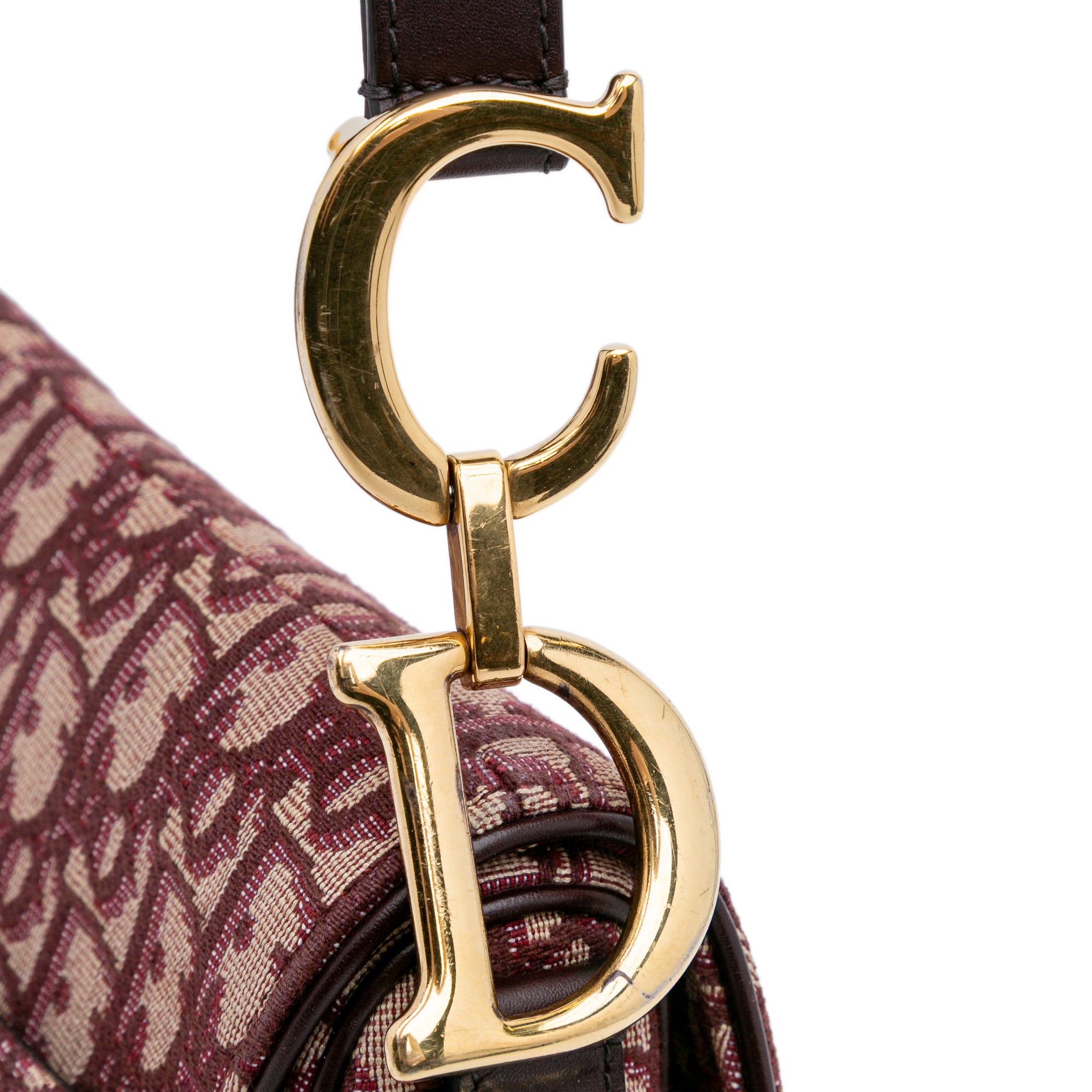 Dior Oblique Canvas Saddle Bag - image 7