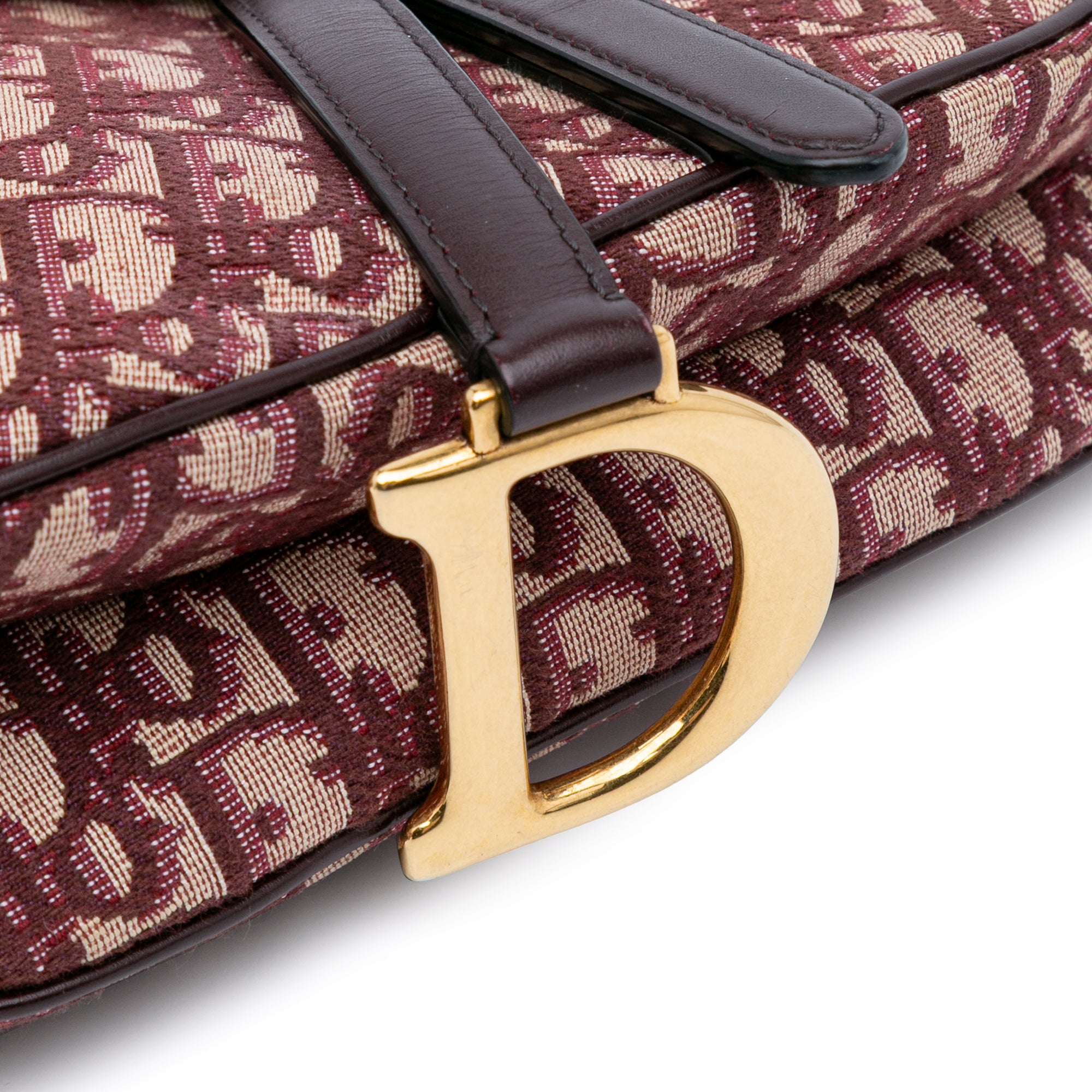 Dior Oblique Canvas Saddle Bag - image 8