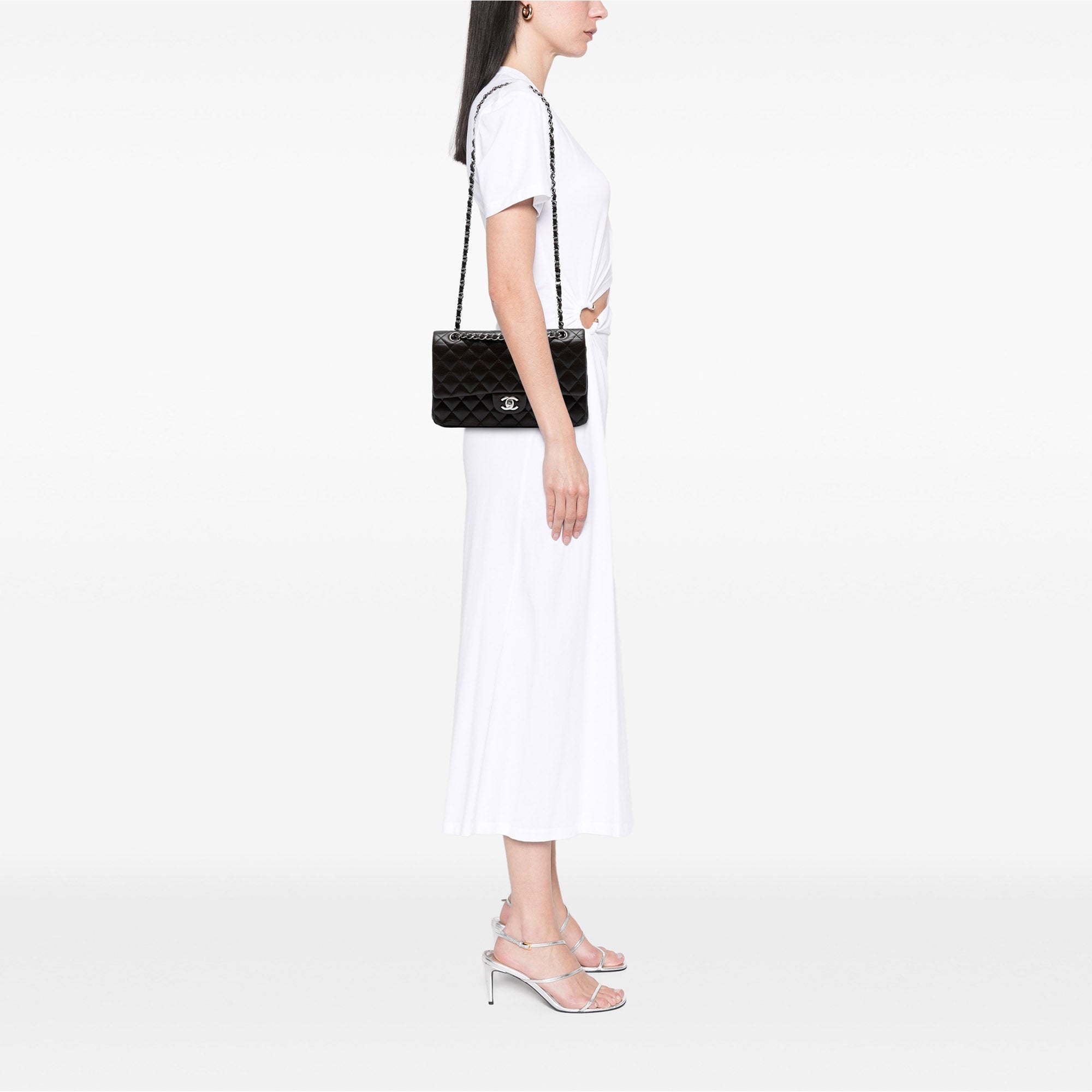Chanel Medium Classic Caviar Double Flap - image 7