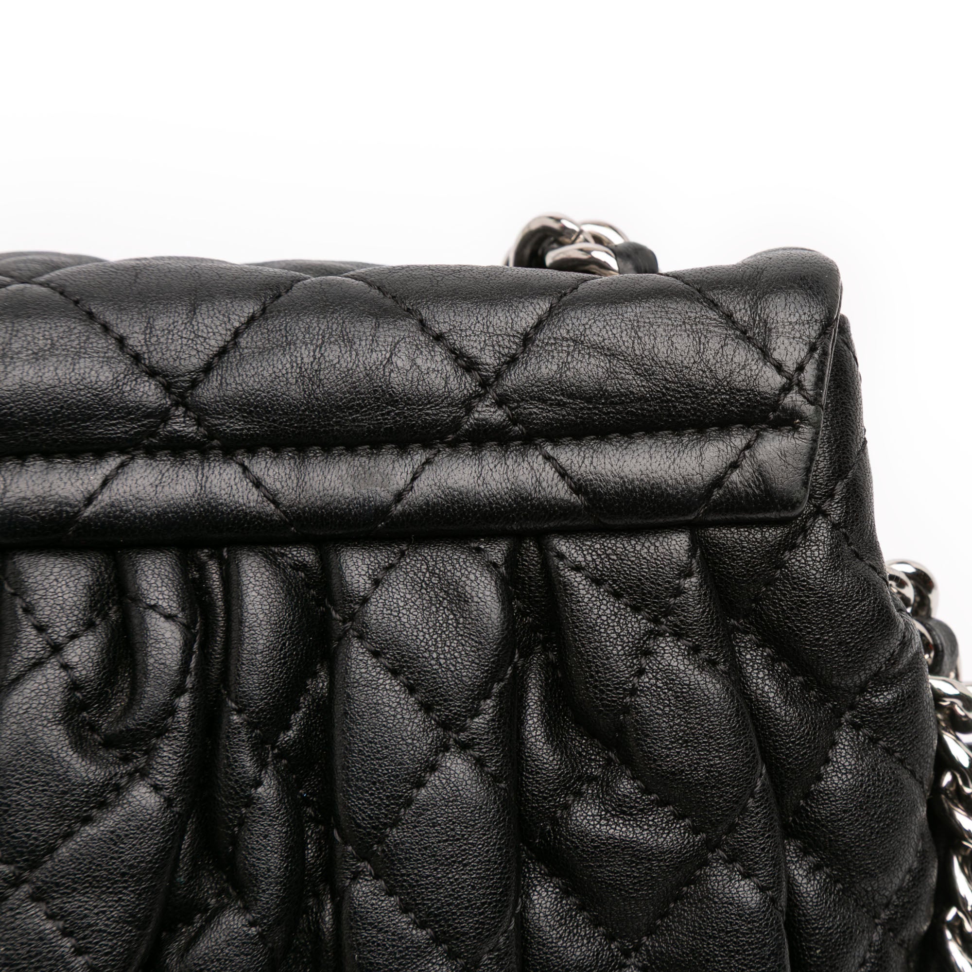 Chanel Mini Quilted Lambskin Chain Around Flap - image 9