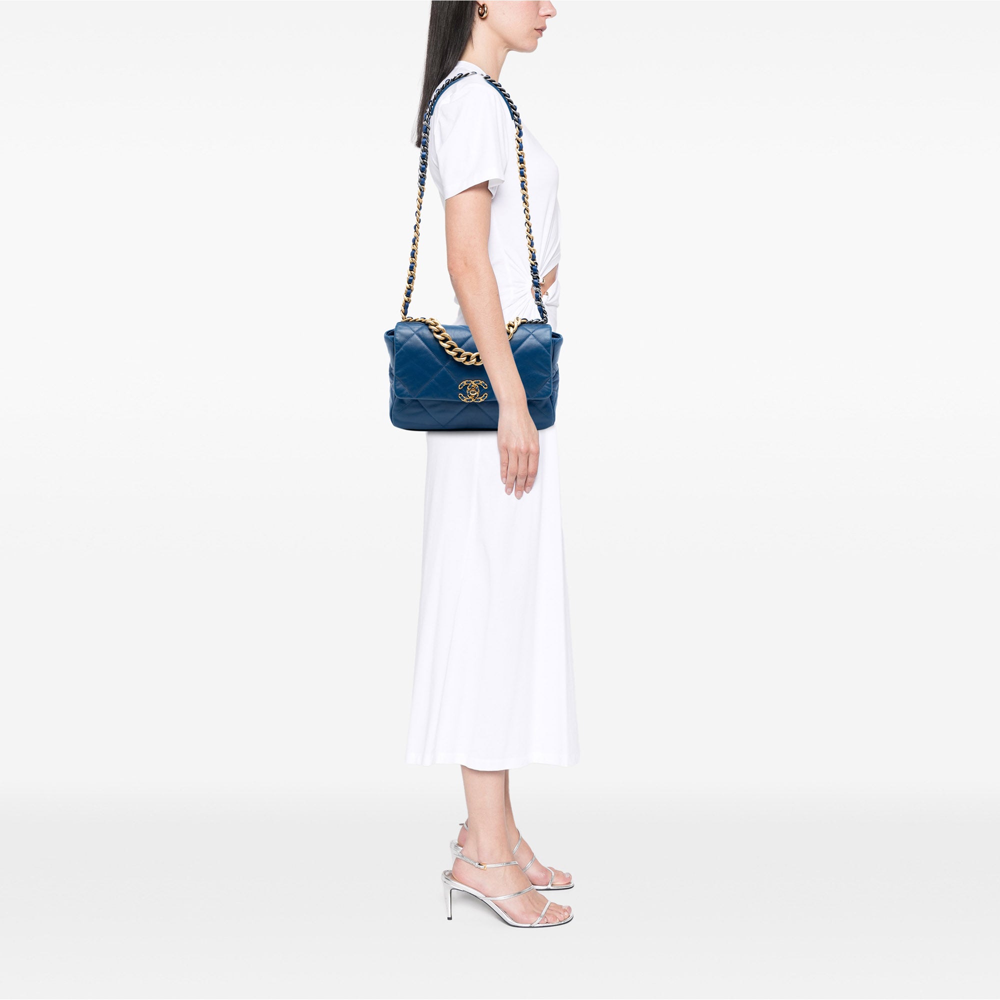 Chanel Large Lambskin 19 Flap - image 7