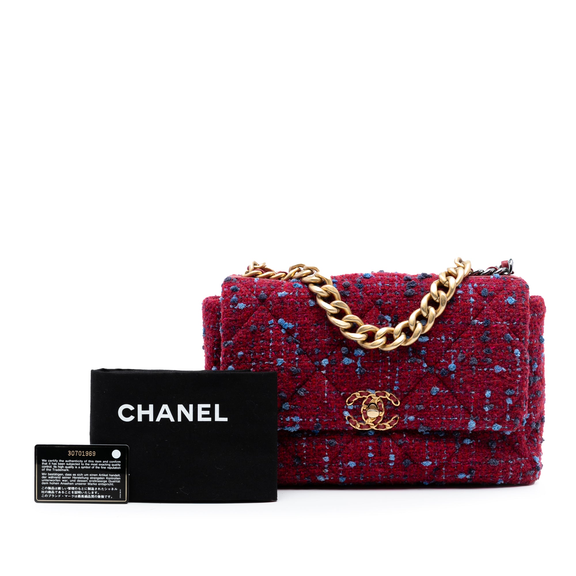 Chanel Large Tweed 19 Flap - image 8