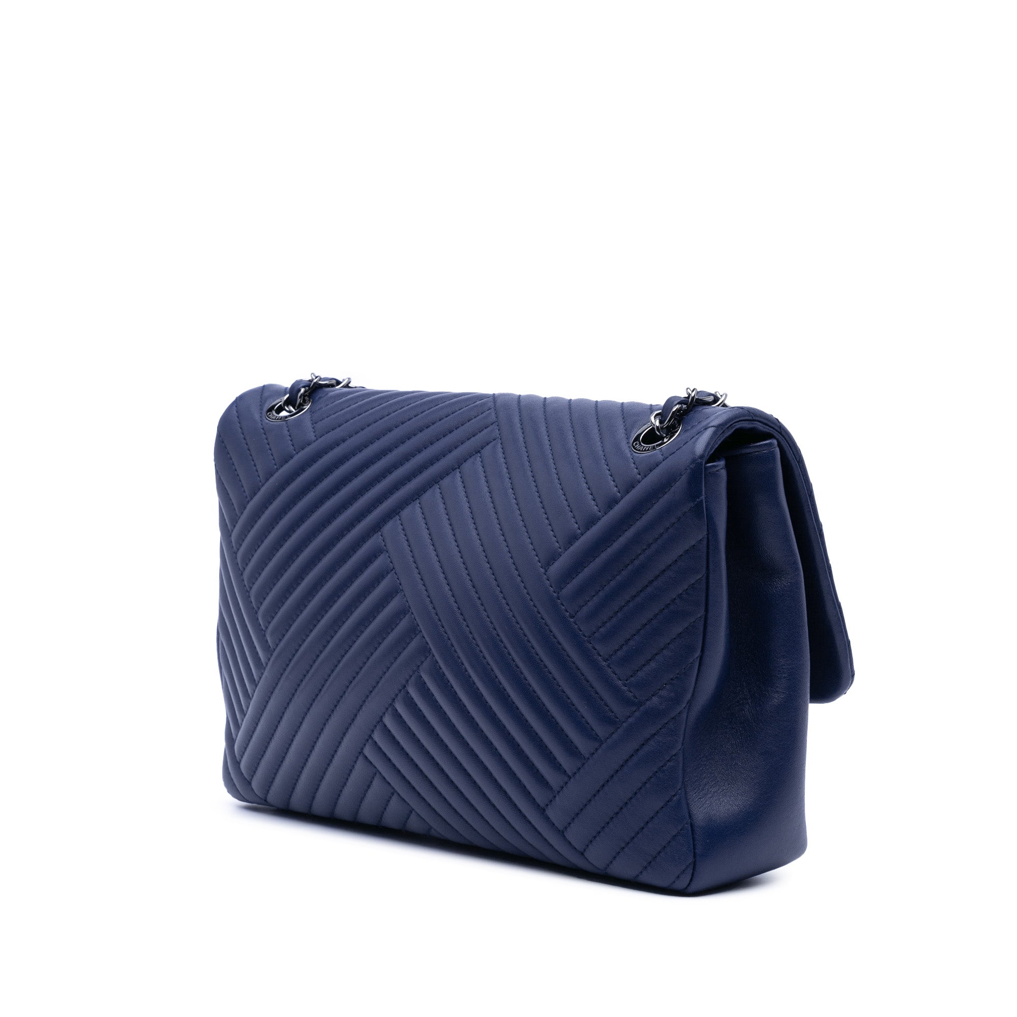 Chanel Large Lambskin CC Crossing Flap - image 2