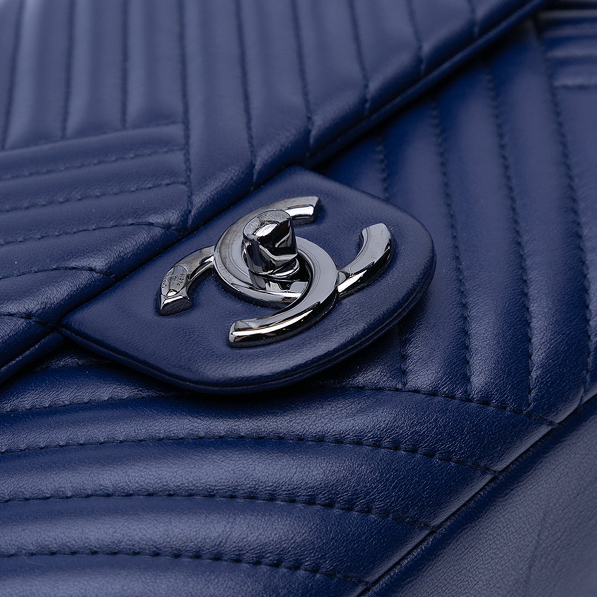 Chanel Large Lambskin CC Crossing Flap - image 8