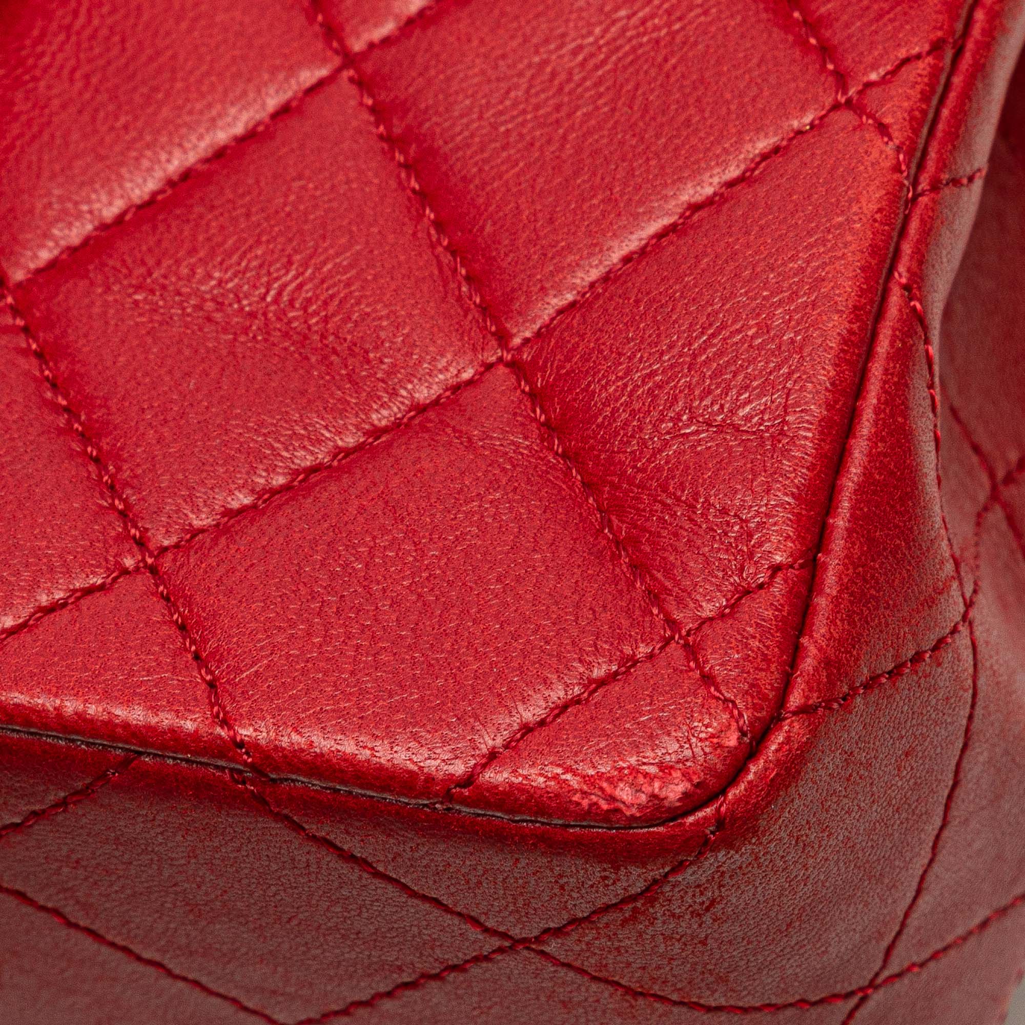 Chanel Mini Square Classic Lambskin Single Flap - image 10