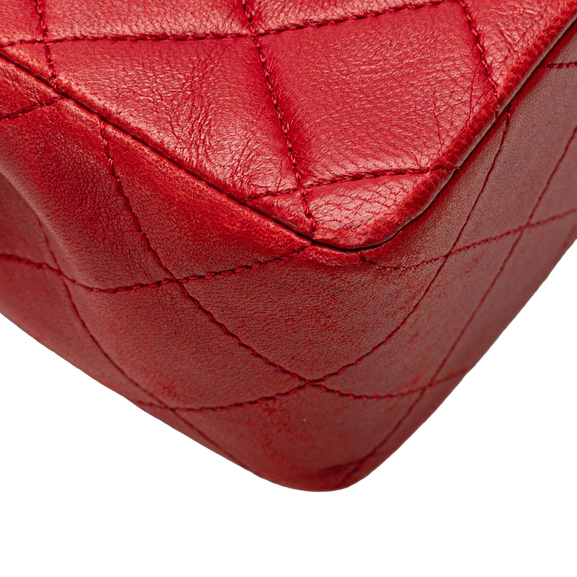 Chanel Mini Square Classic Lambskin Single Flap - image 11