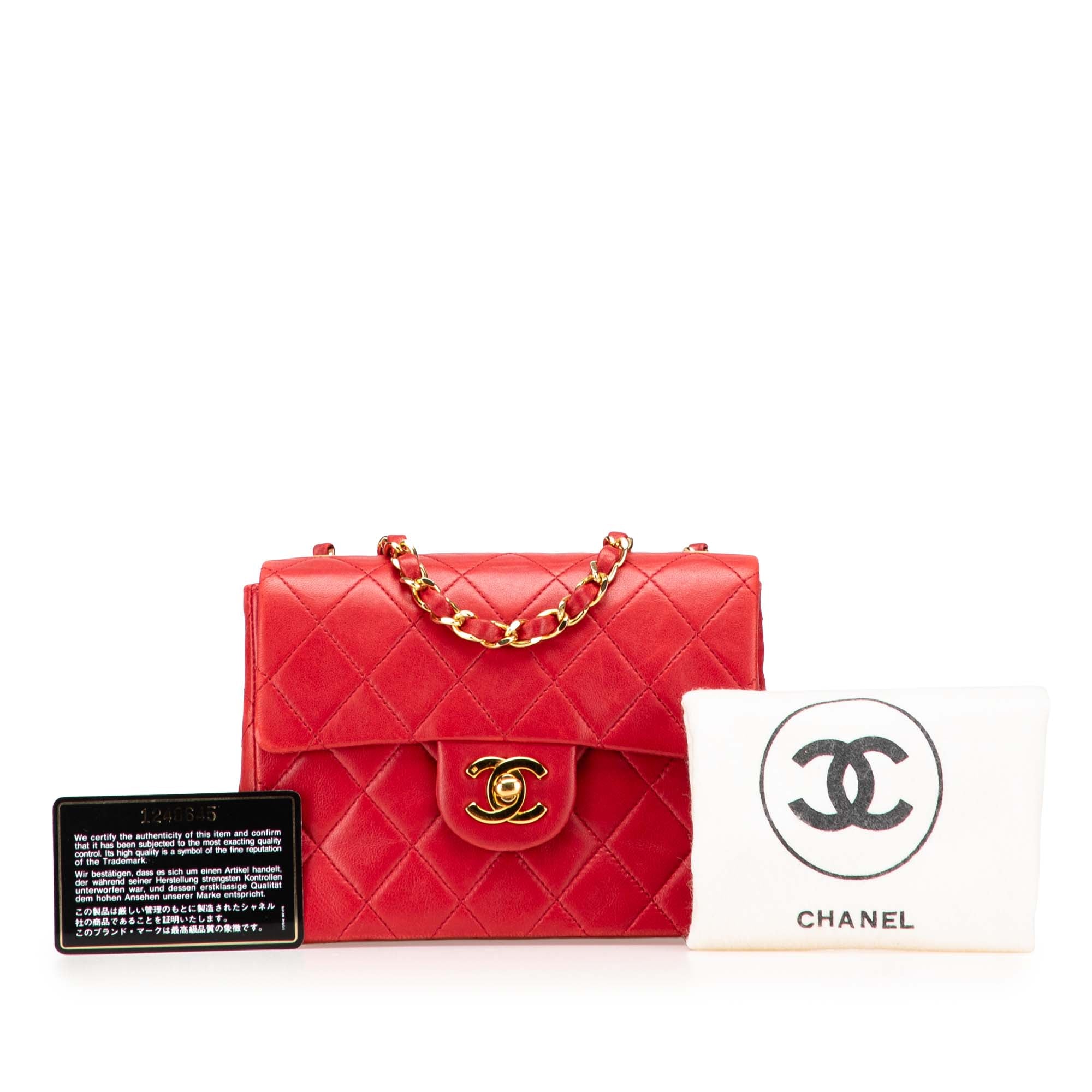 Chanel Mini Square Classic Lambskin Single Flap - image 16