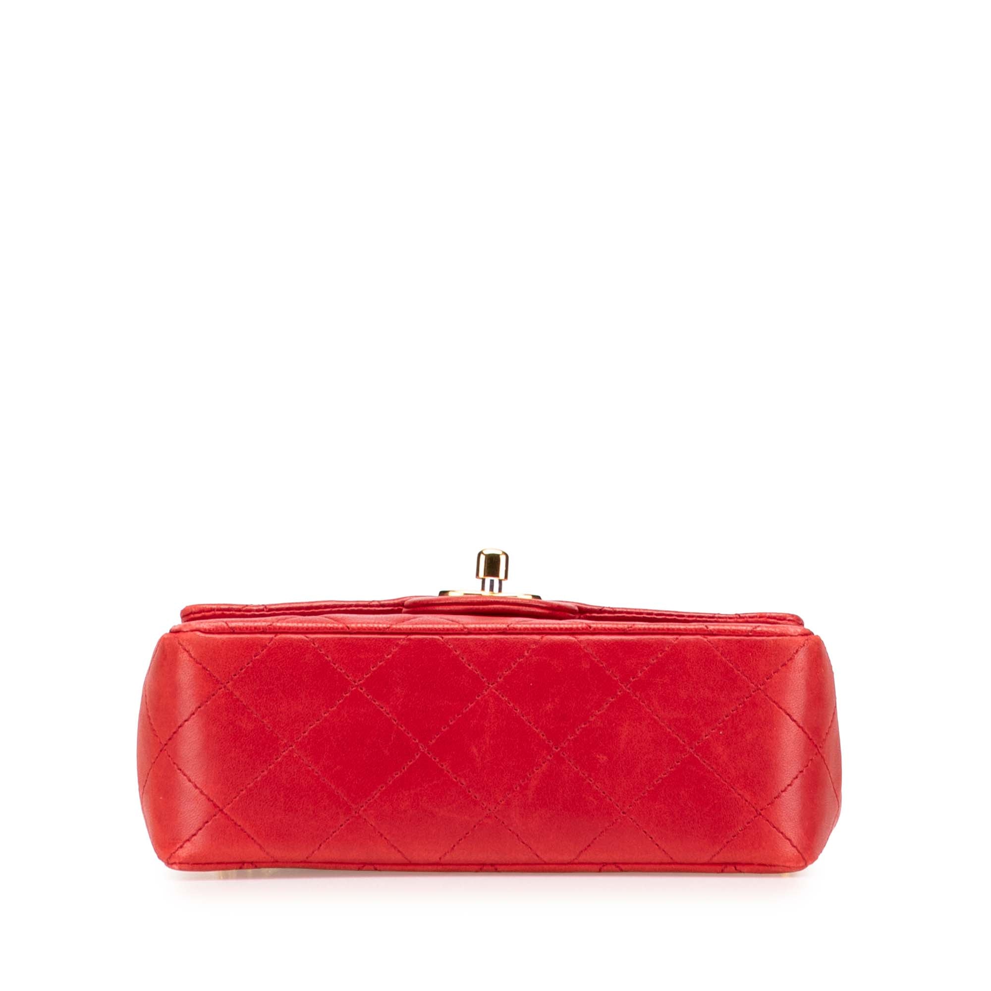 Chanel Mini Square Classic Lambskin Single Flap - image 3