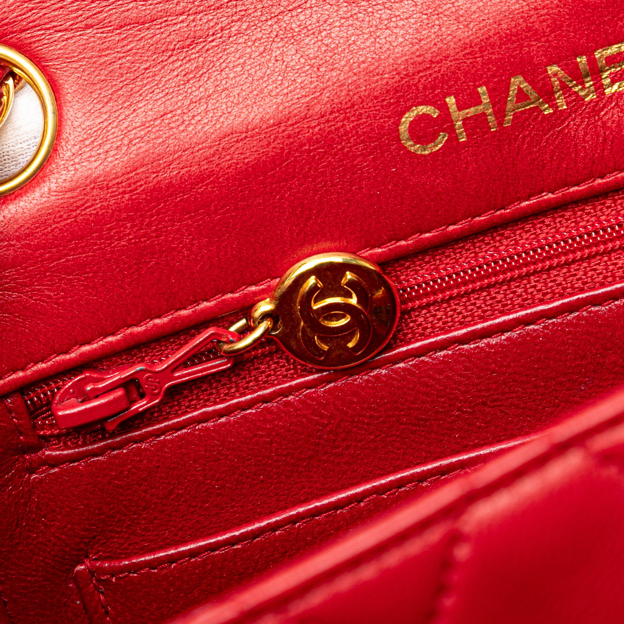 Chanel Mini Square Classic Lambskin Single Flap - image 7