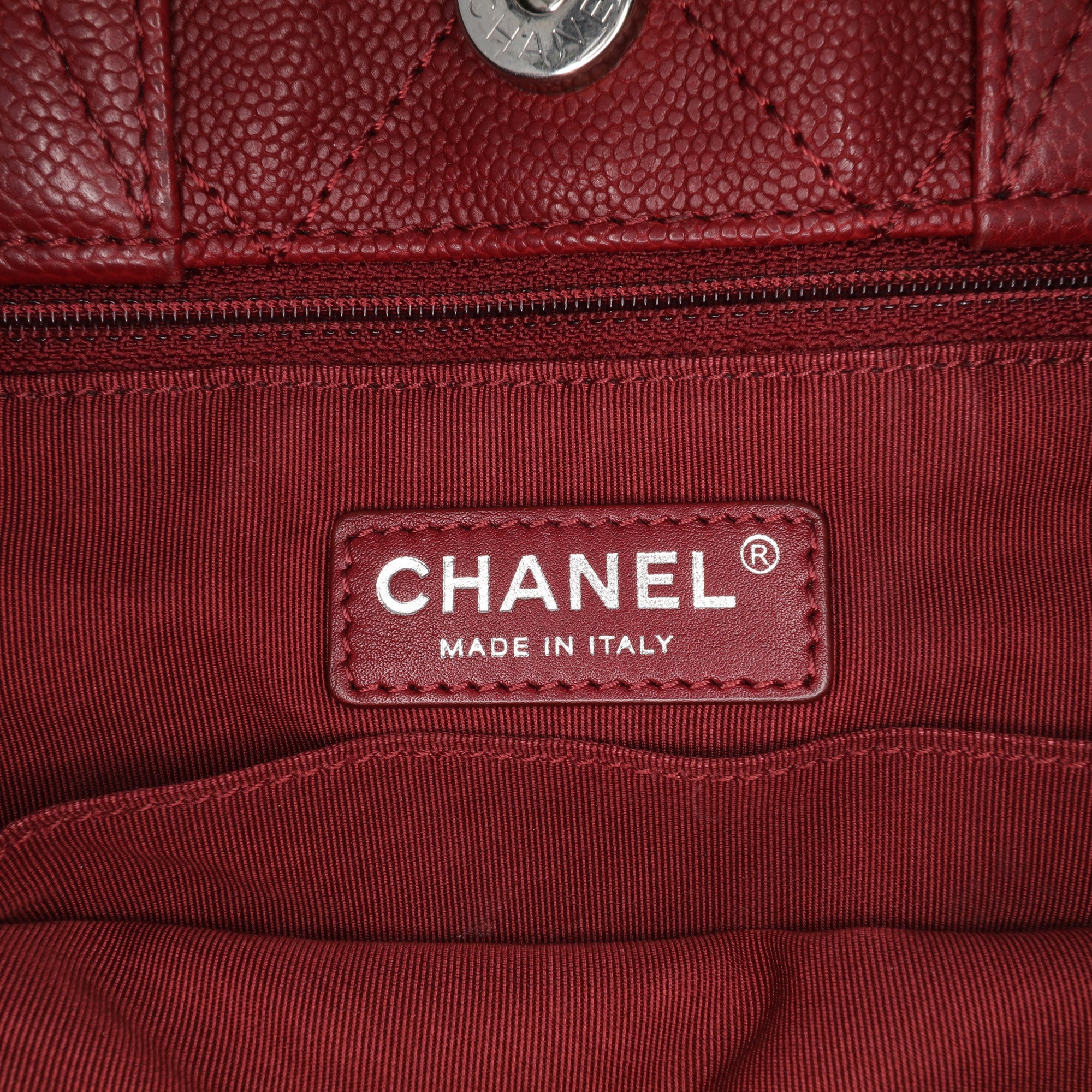 Chanel CC Quilted Caviar Tote - image 5