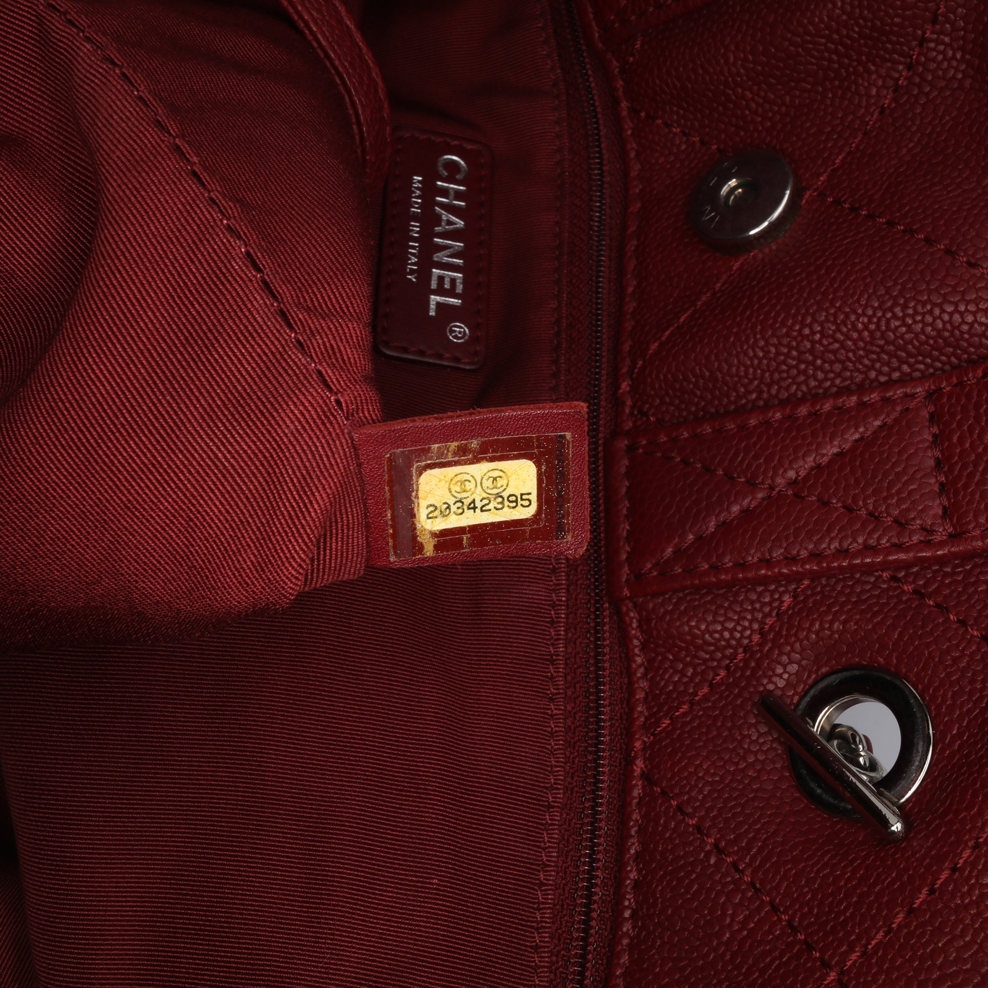 Chanel CC Quilted Caviar Tote - image 6