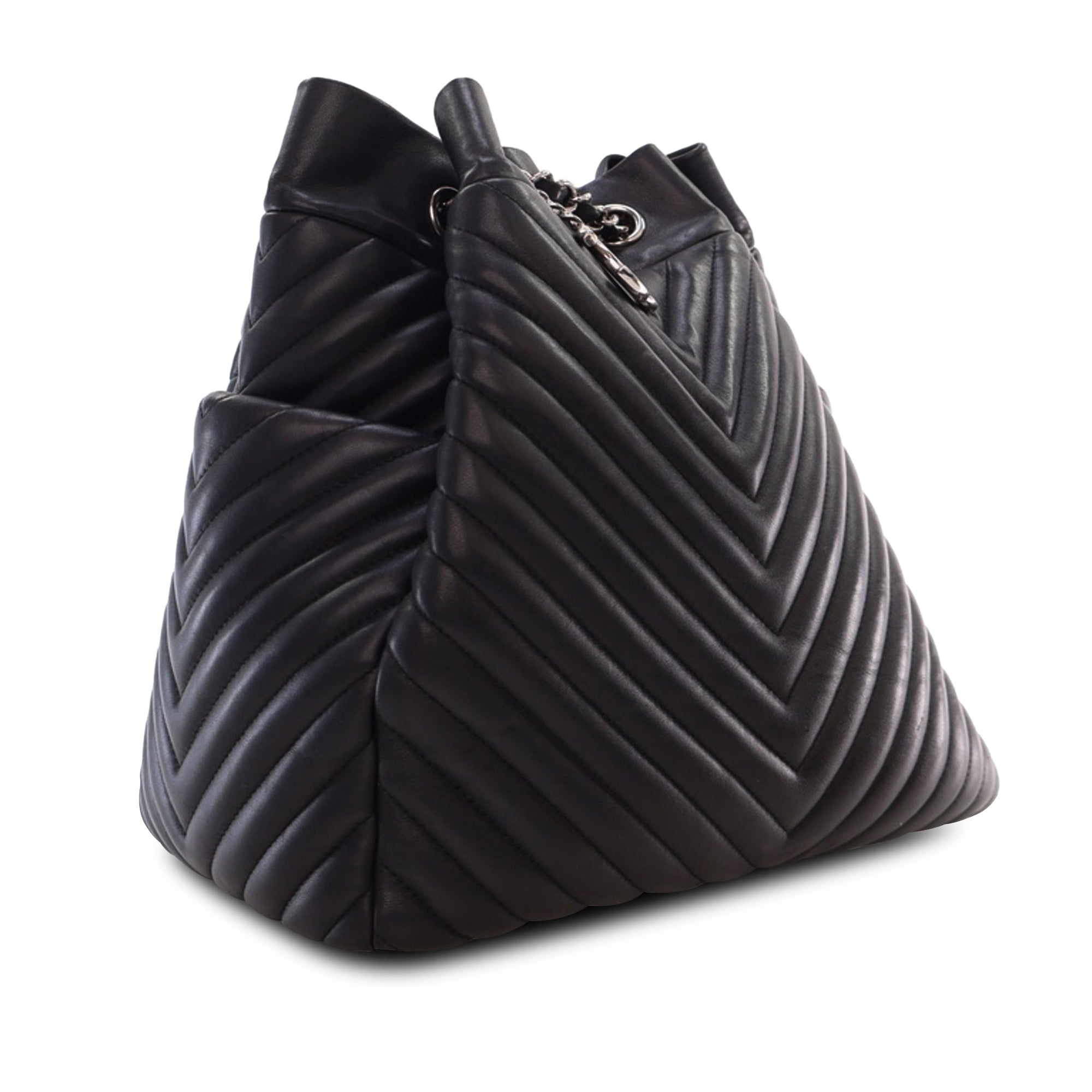 Chanel Chevron Calfskin Urban Spirit Bucket Bag - image 2