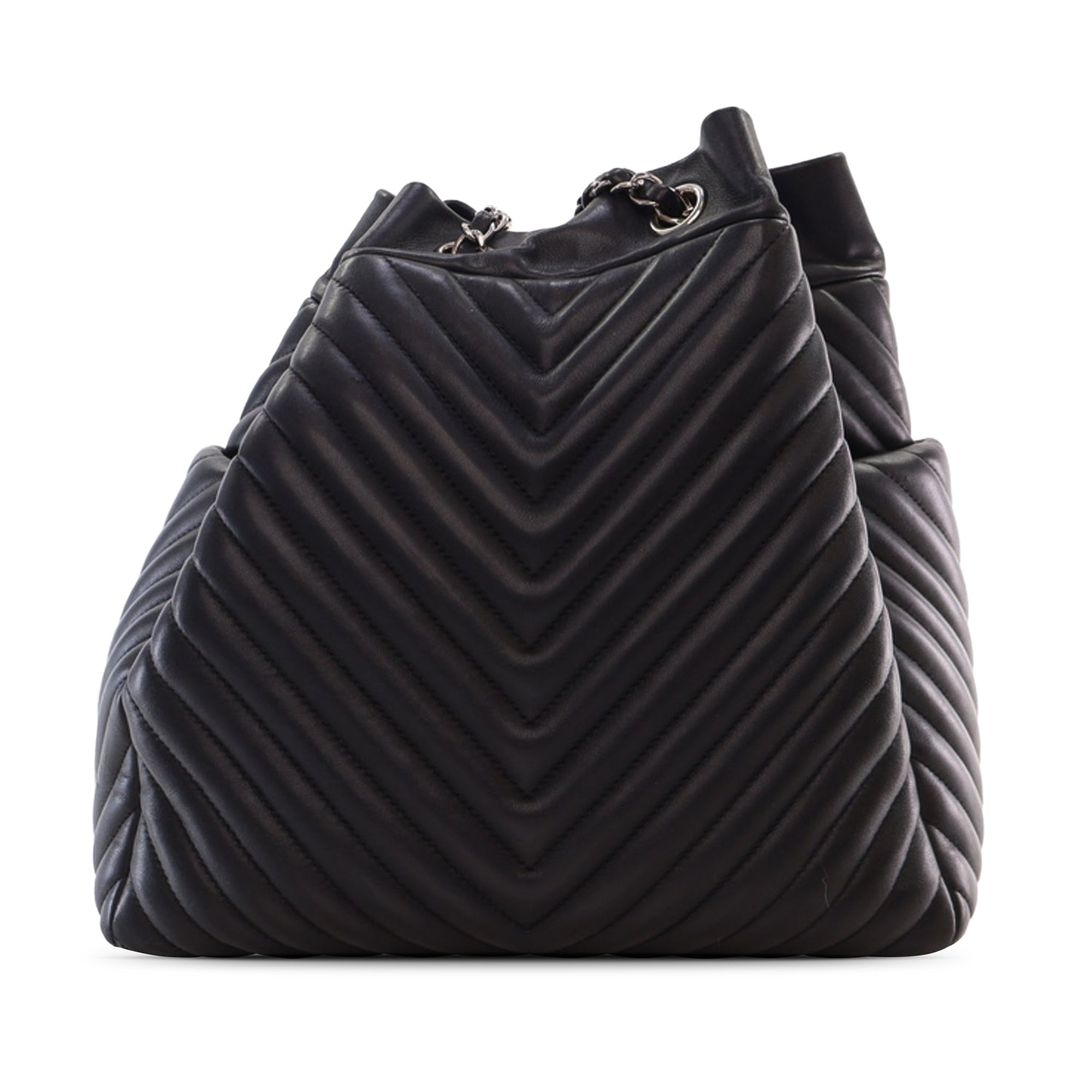 Chanel Chevron Calfskin Urban Spirit Bucket Bag - image 3
