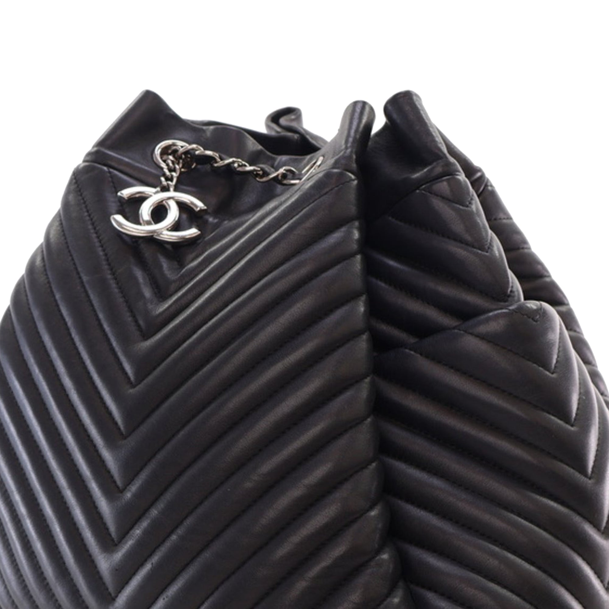 Chanel Chevron Calfskin Urban Spirit Bucket Bag - image 7