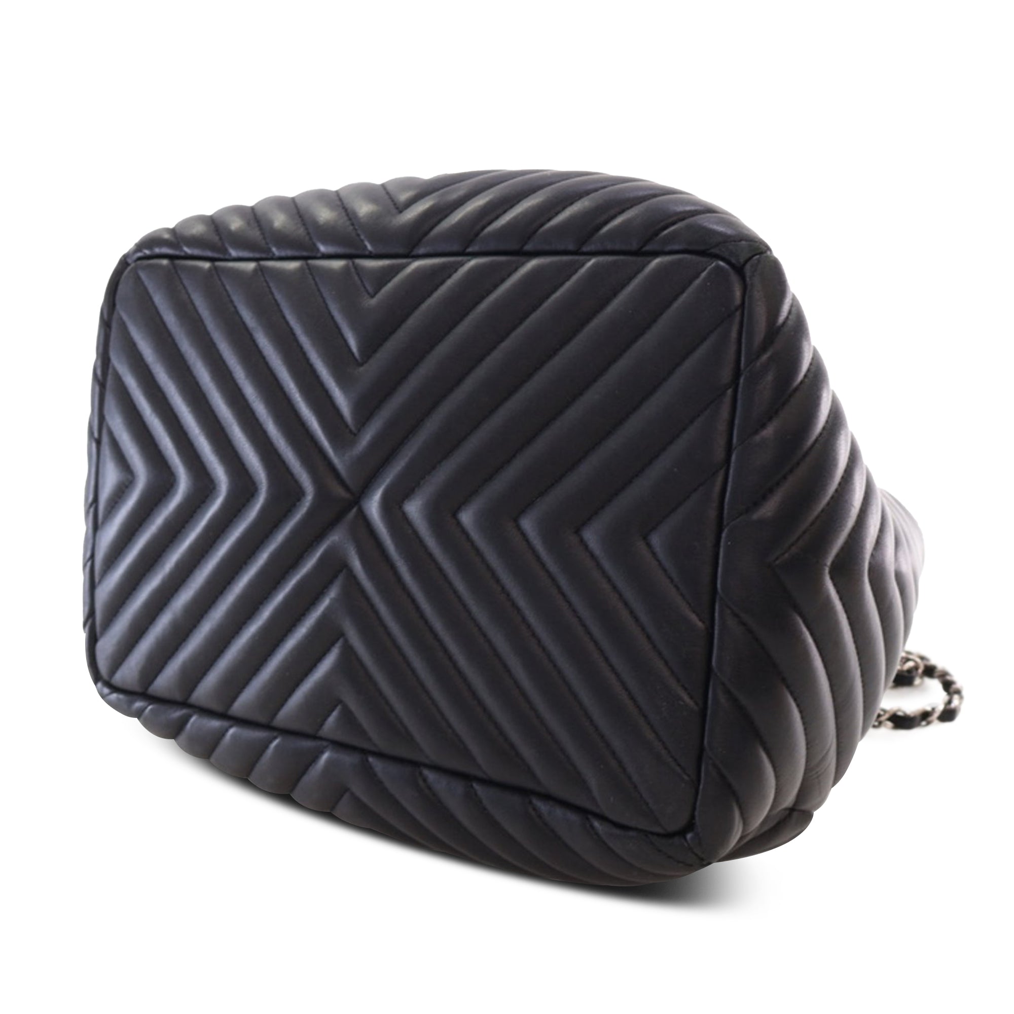 Chanel Chevron Calfskin Urban Spirit Bucket Bag - image 8