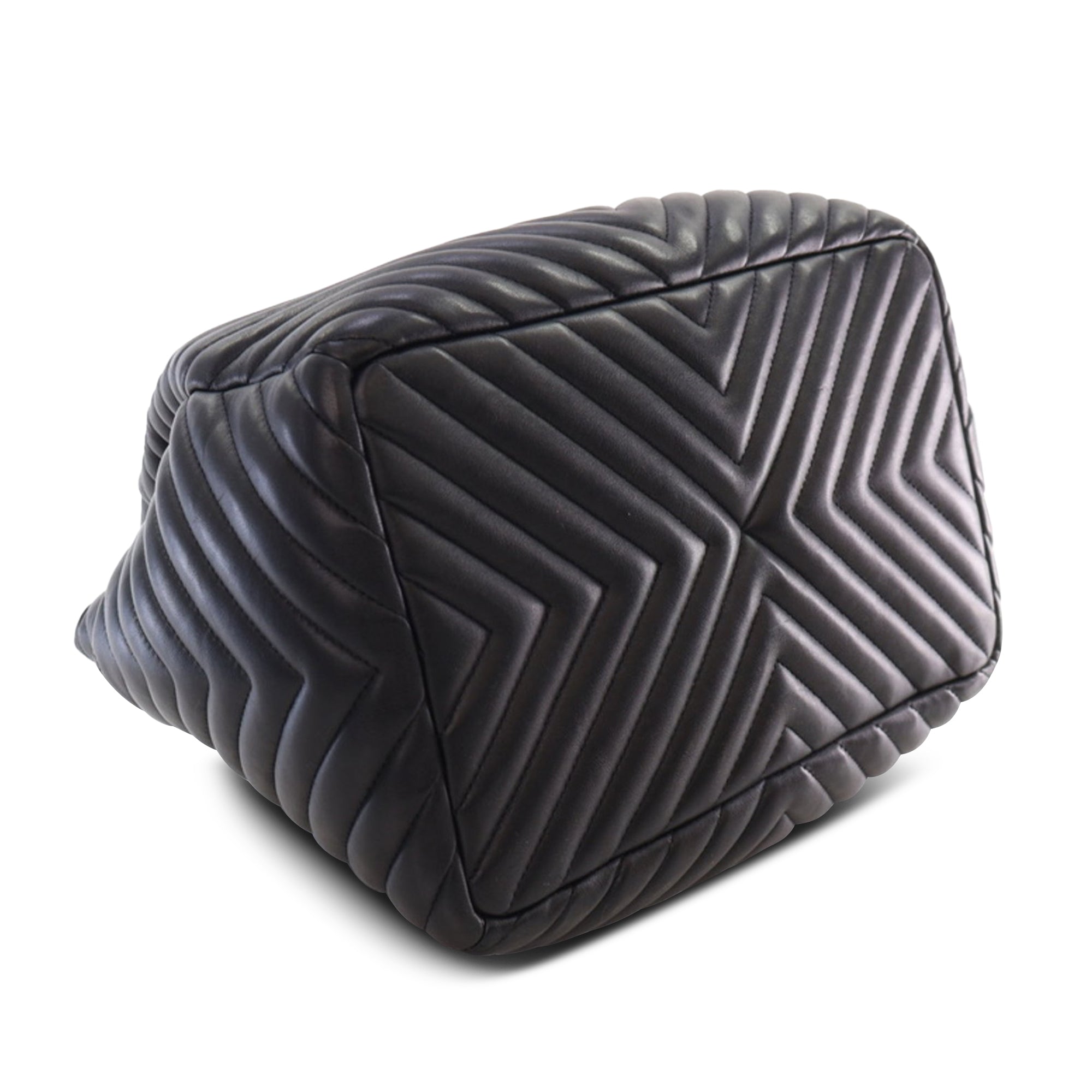 Chanel Chevron Calfskin Urban Spirit Bucket Bag - image 9